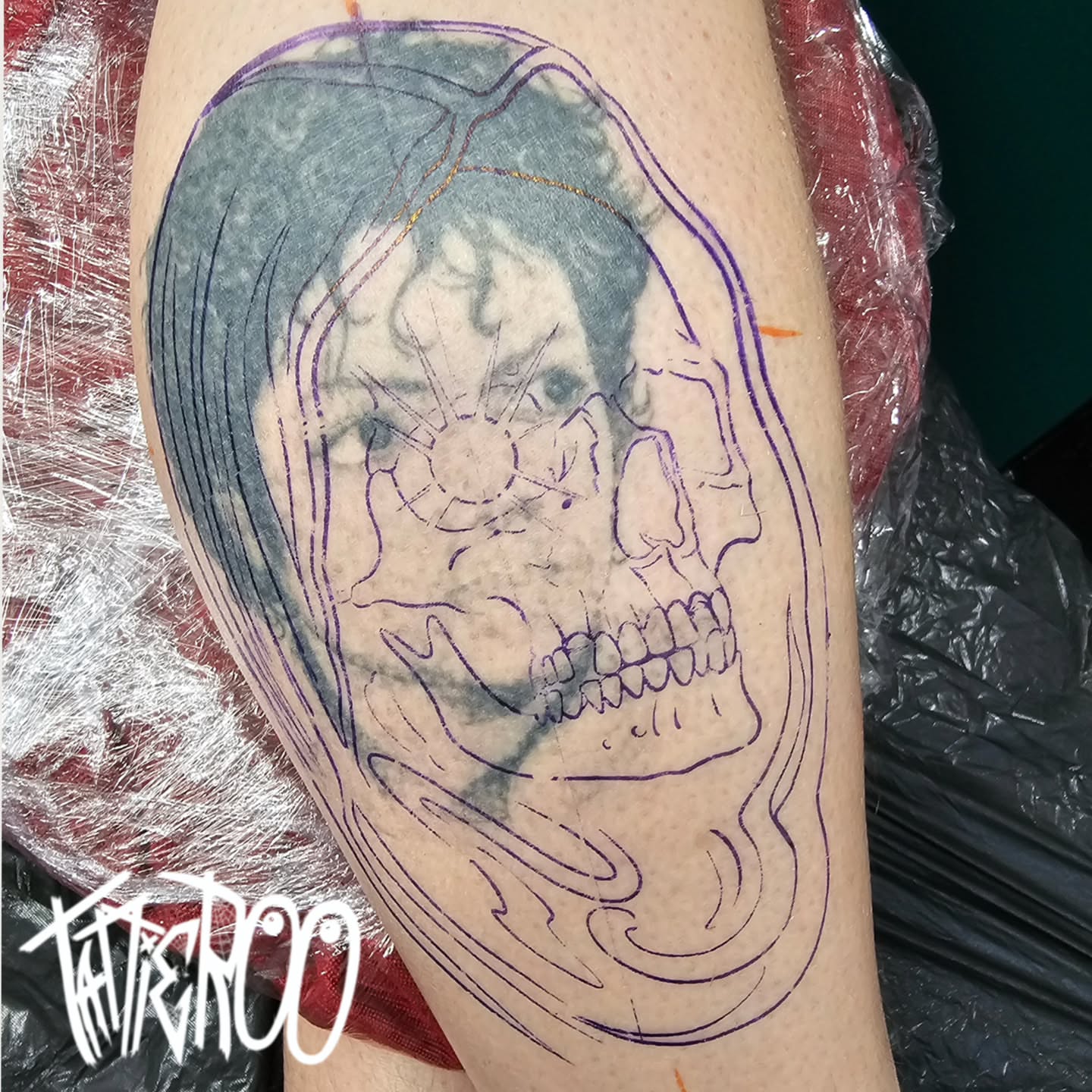 Tattoo by @tattier00 — black_and_grey, realism