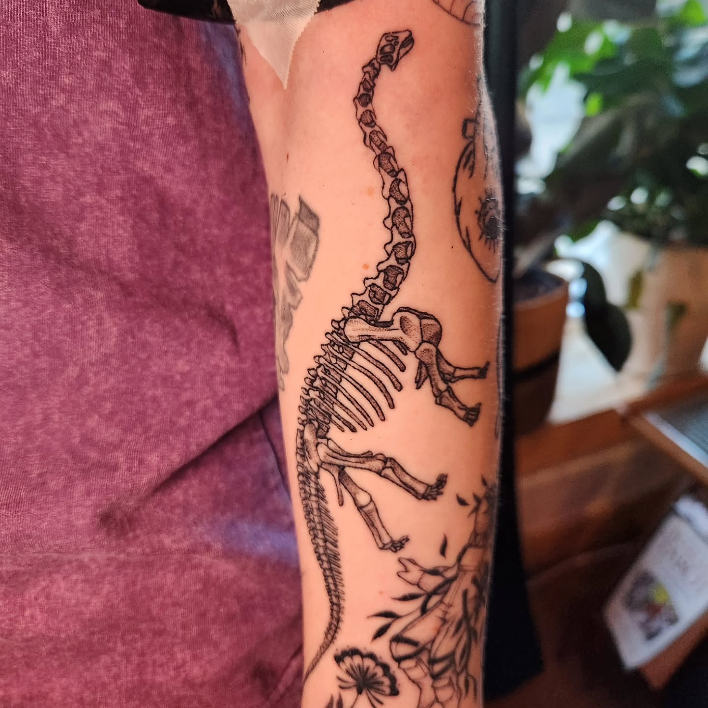 Tattoo by @bongobodyart — black_and_grey