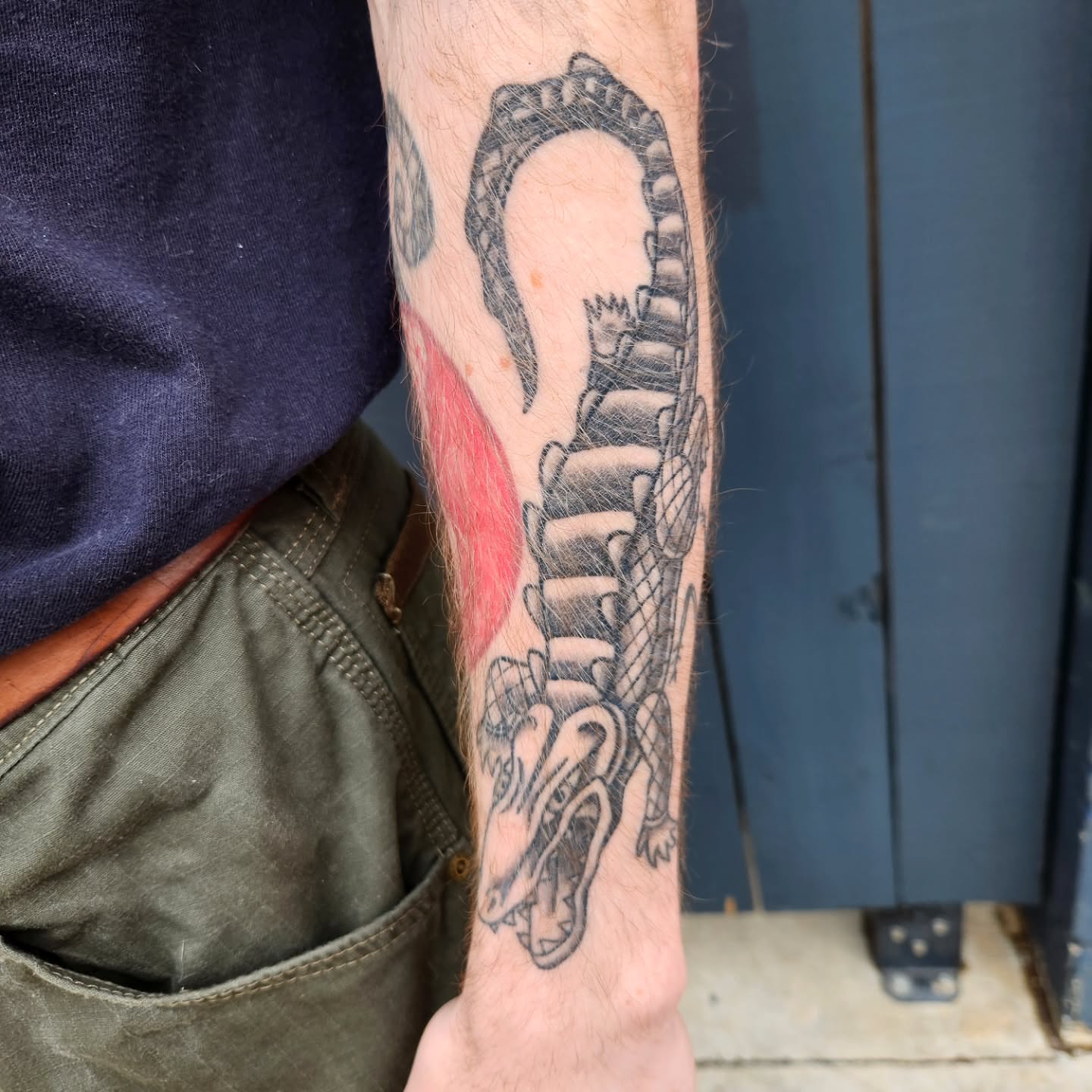 Tattoo by @bongobodyart — black_and_grey