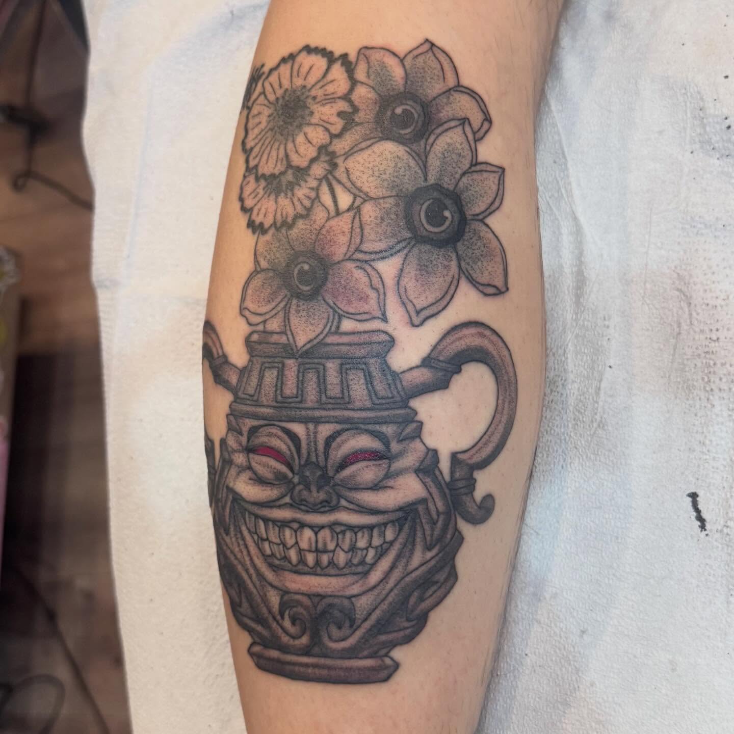 Tattoo by @summerthymetattoo — american_traditional, black_and_grey