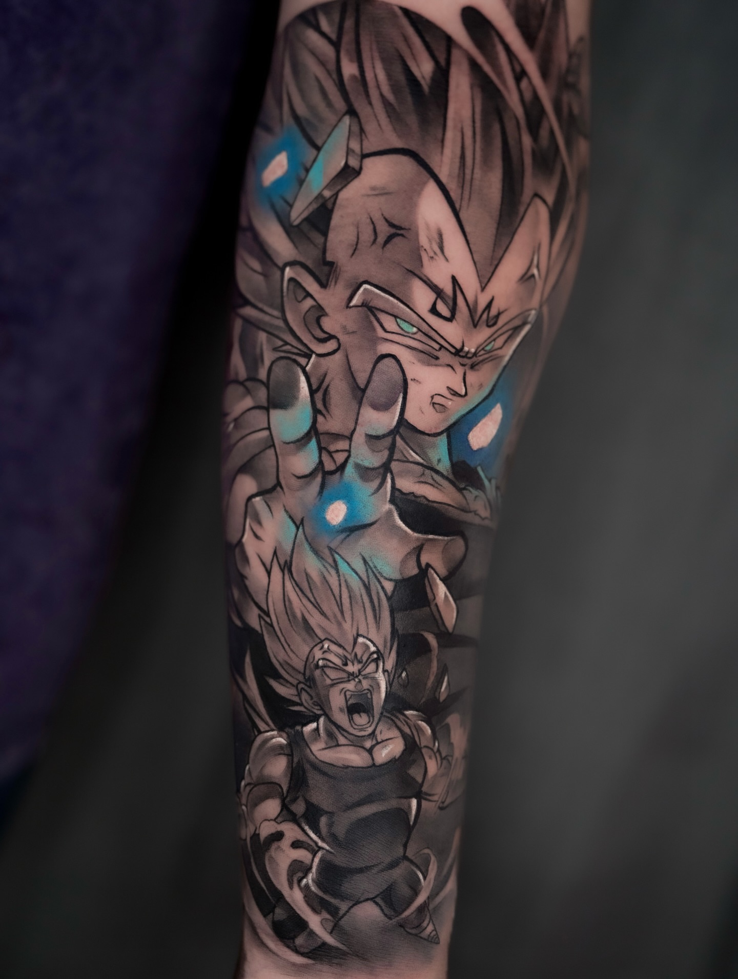 Tattoo by @hideaki.ink — anime