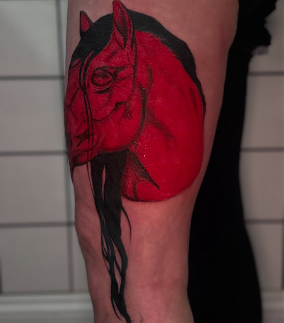 Tattoo by @jazzstabz — blackwork, realism