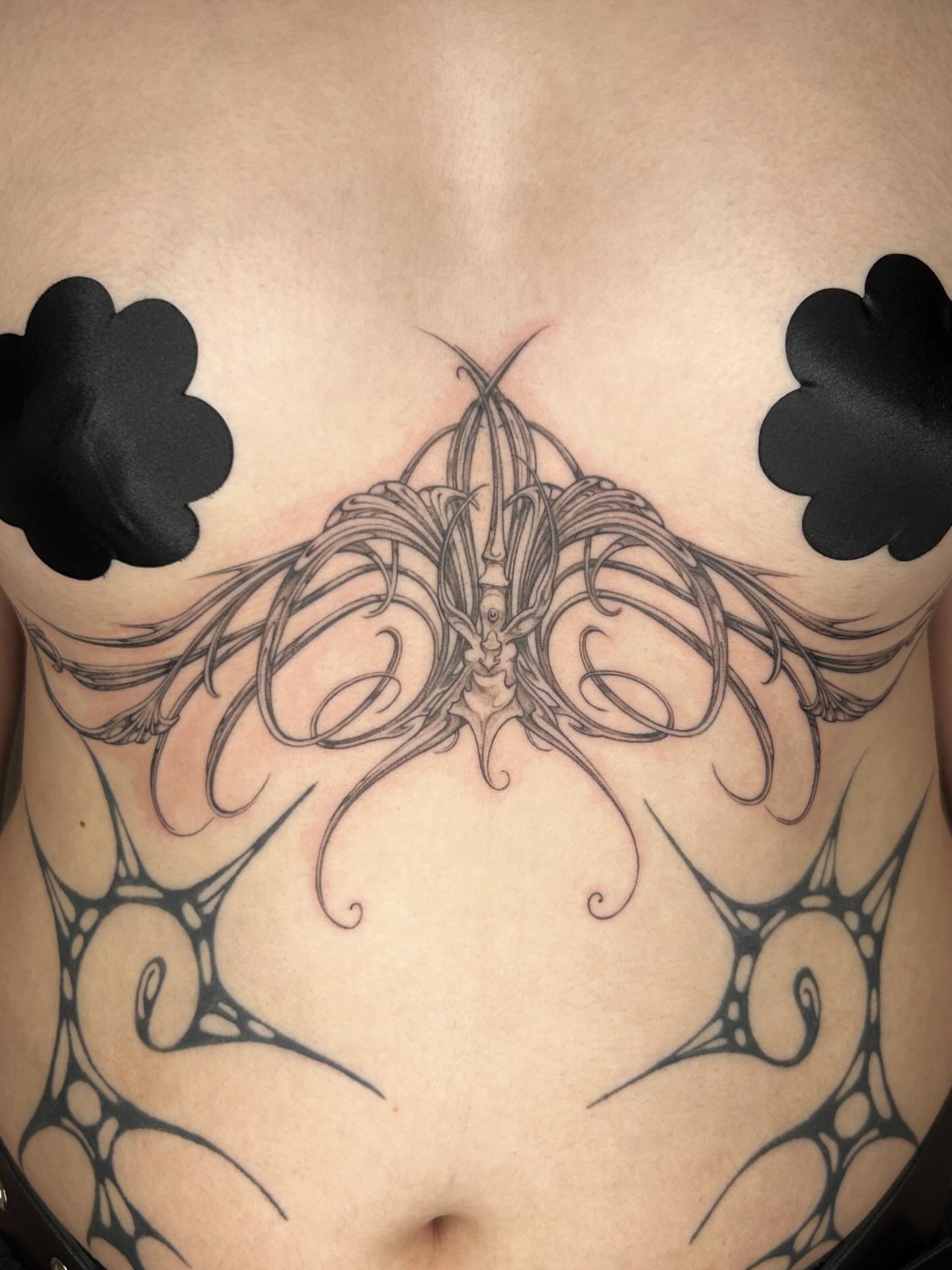 Tattoo by @late_bloom3r — black_and_grey, ornamental
