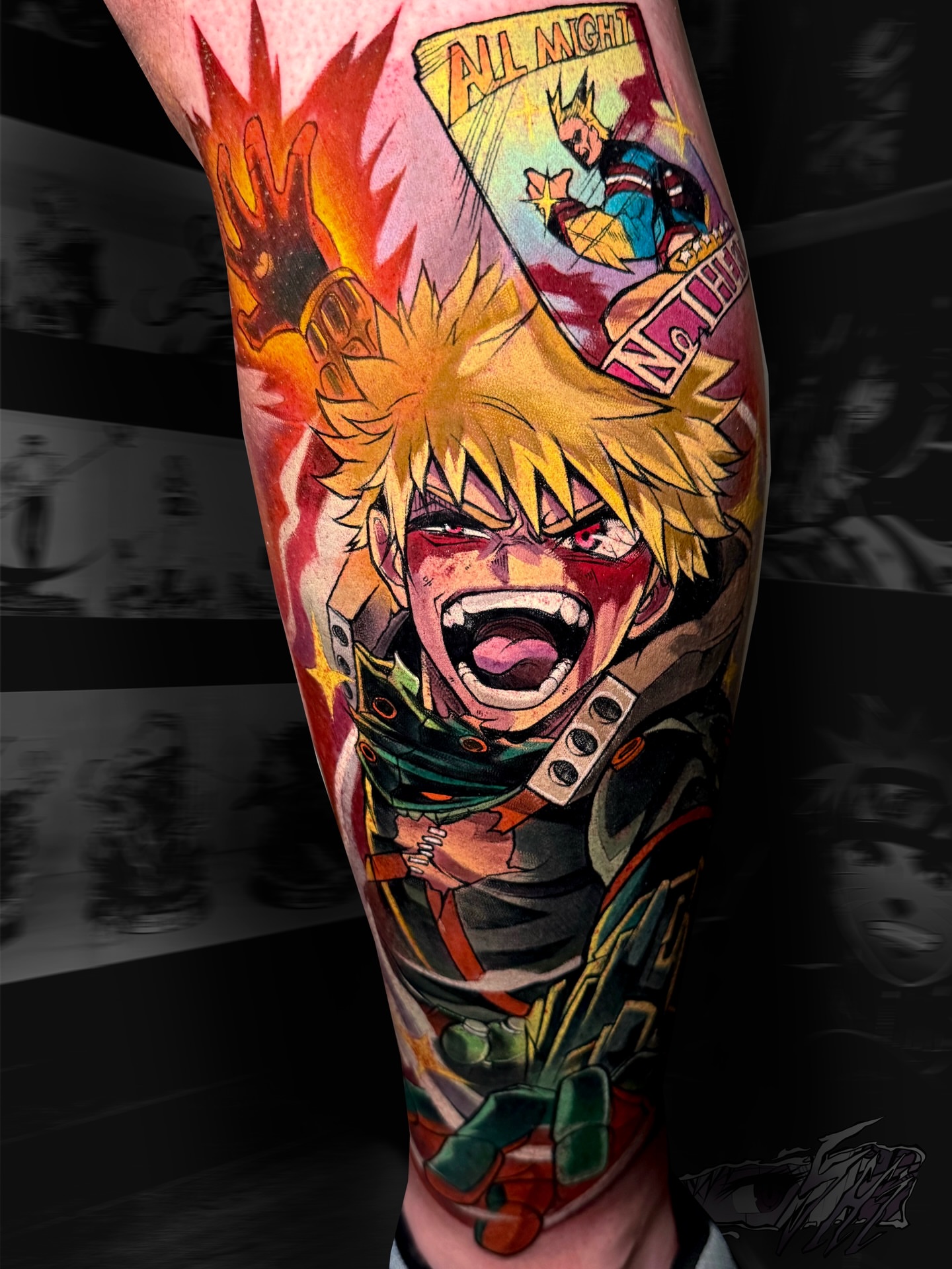 Tattoo by @ivanpelegrinmedina — anime