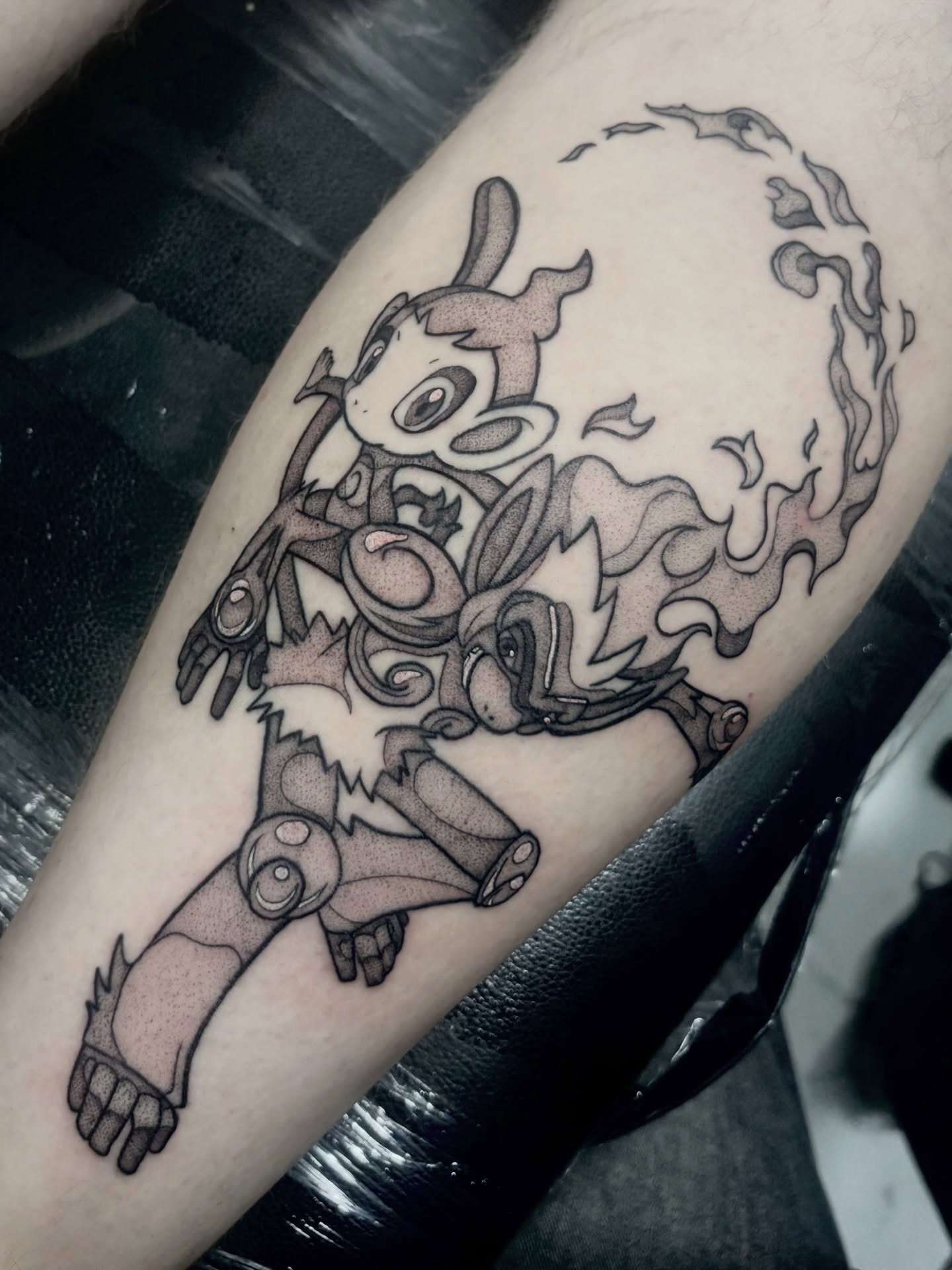 Tattoo by @1nkzilla — dotwork