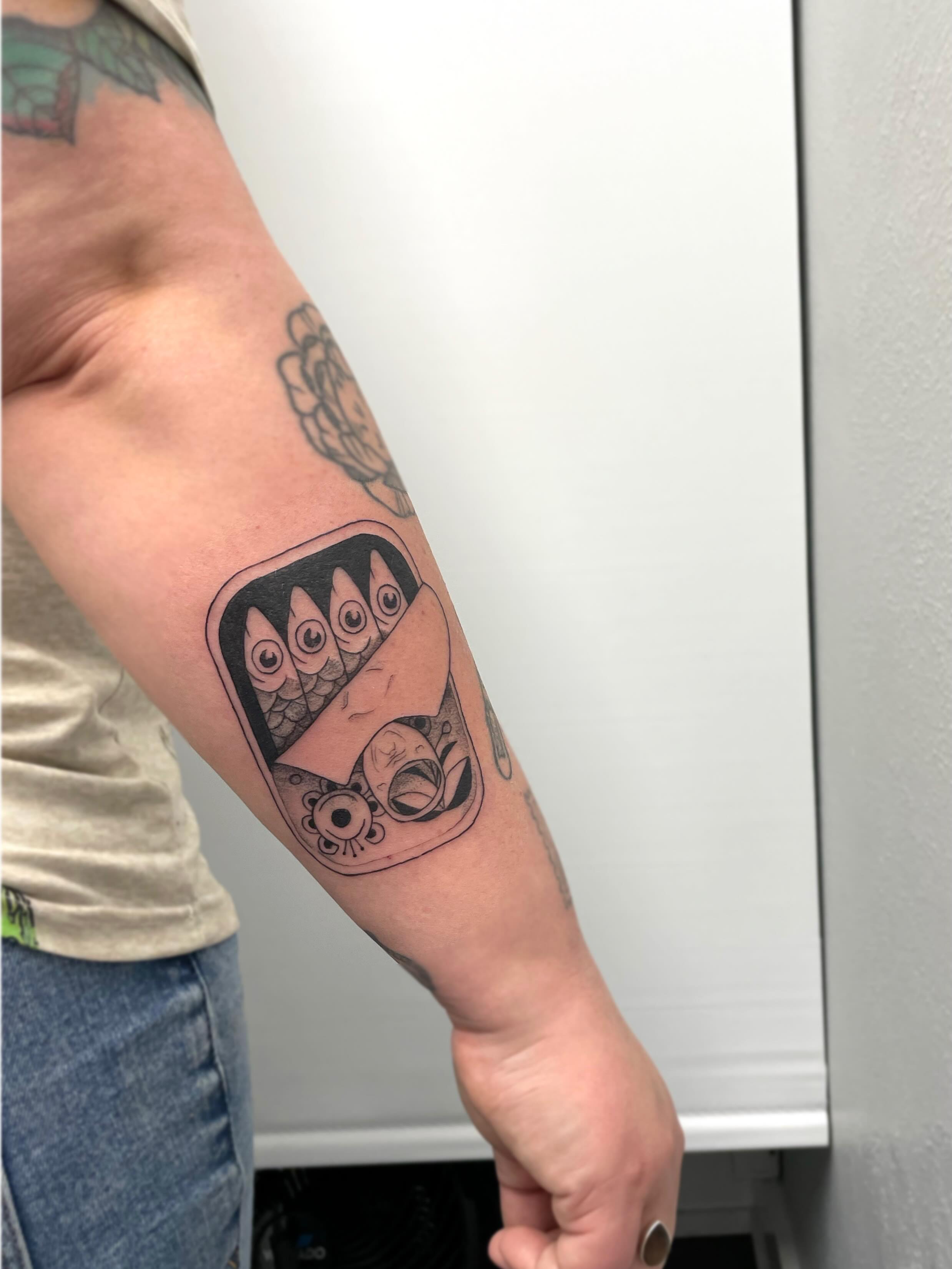 Tattoo by @stephtattoos13 — black_and_grey