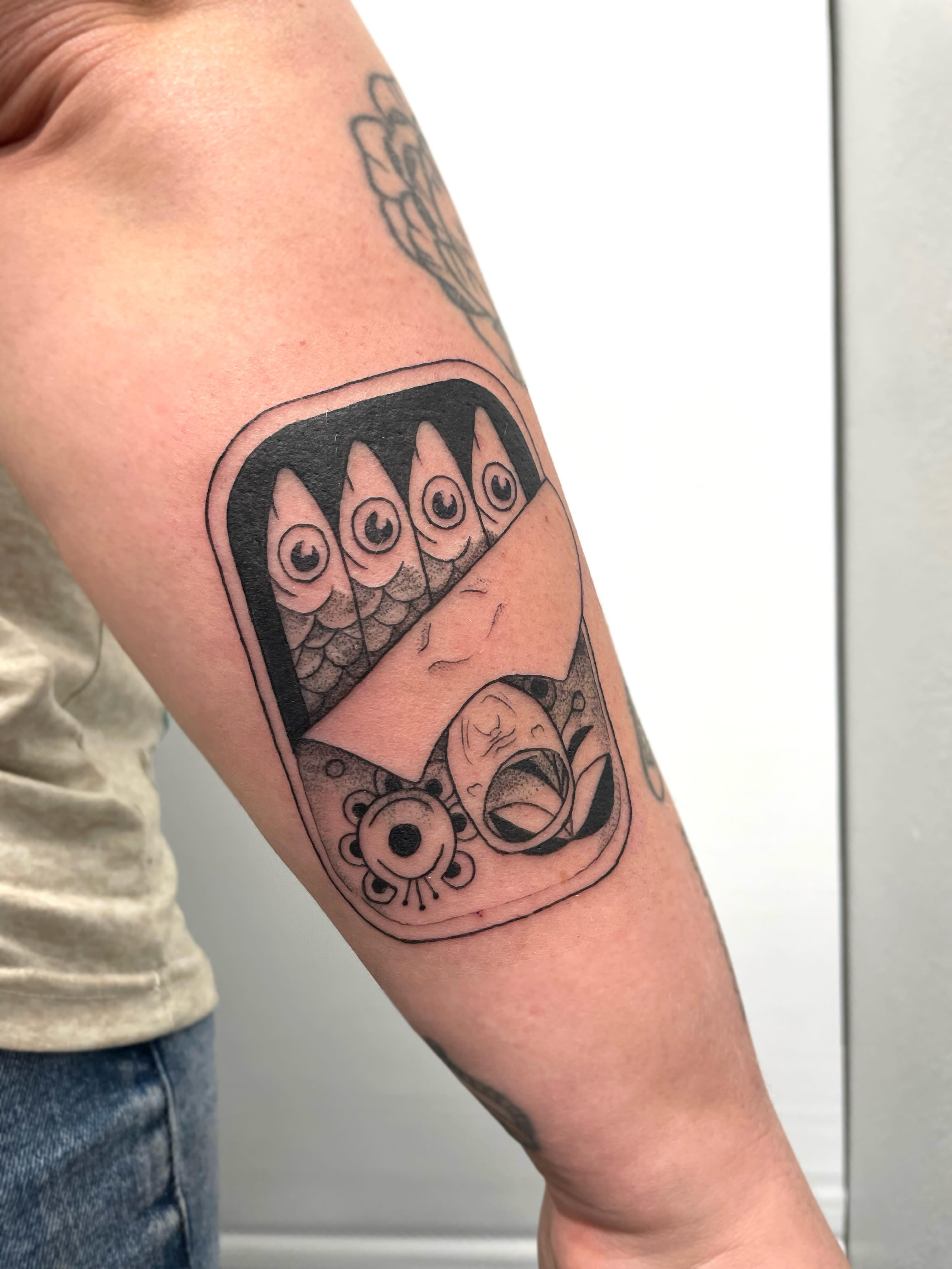 Tattoo by @stephtattoos13 — black_and_grey