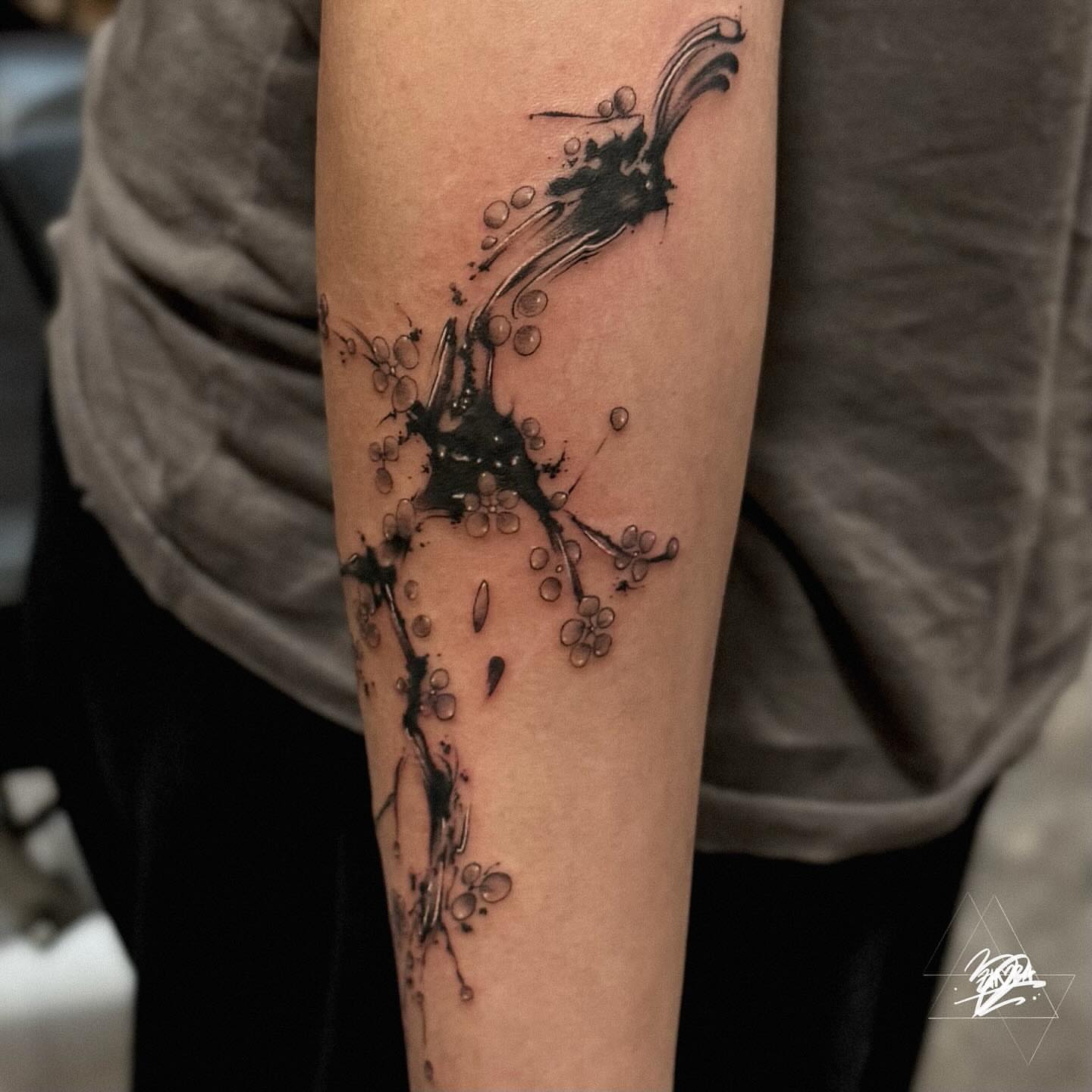 Tattoo by @zhoradevi — dotwork, black_and_grey