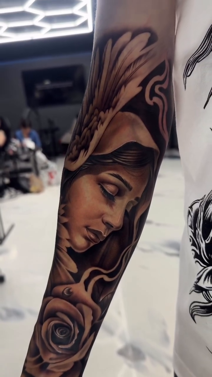 Tattoo by @tattoosbyivang — realism, black_and_grey