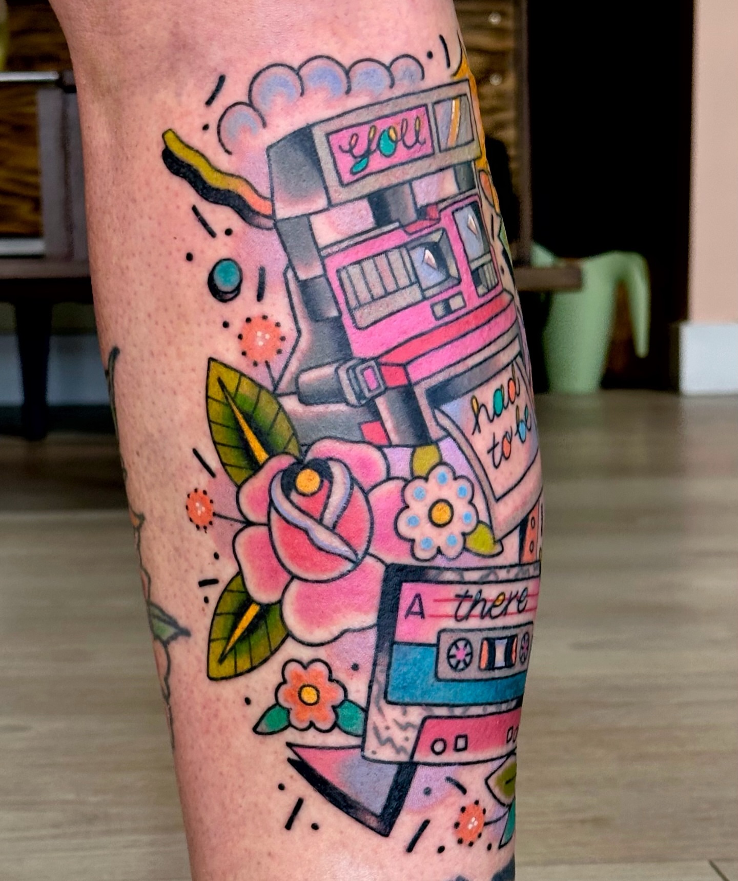Tattoo by @verylame — american_traditional, new_school