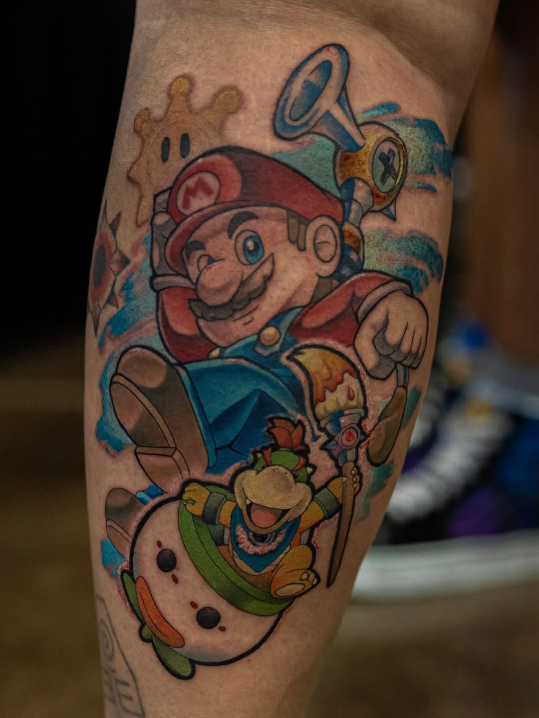 Tattoo by @bamboo_ink888 — new_school, anime