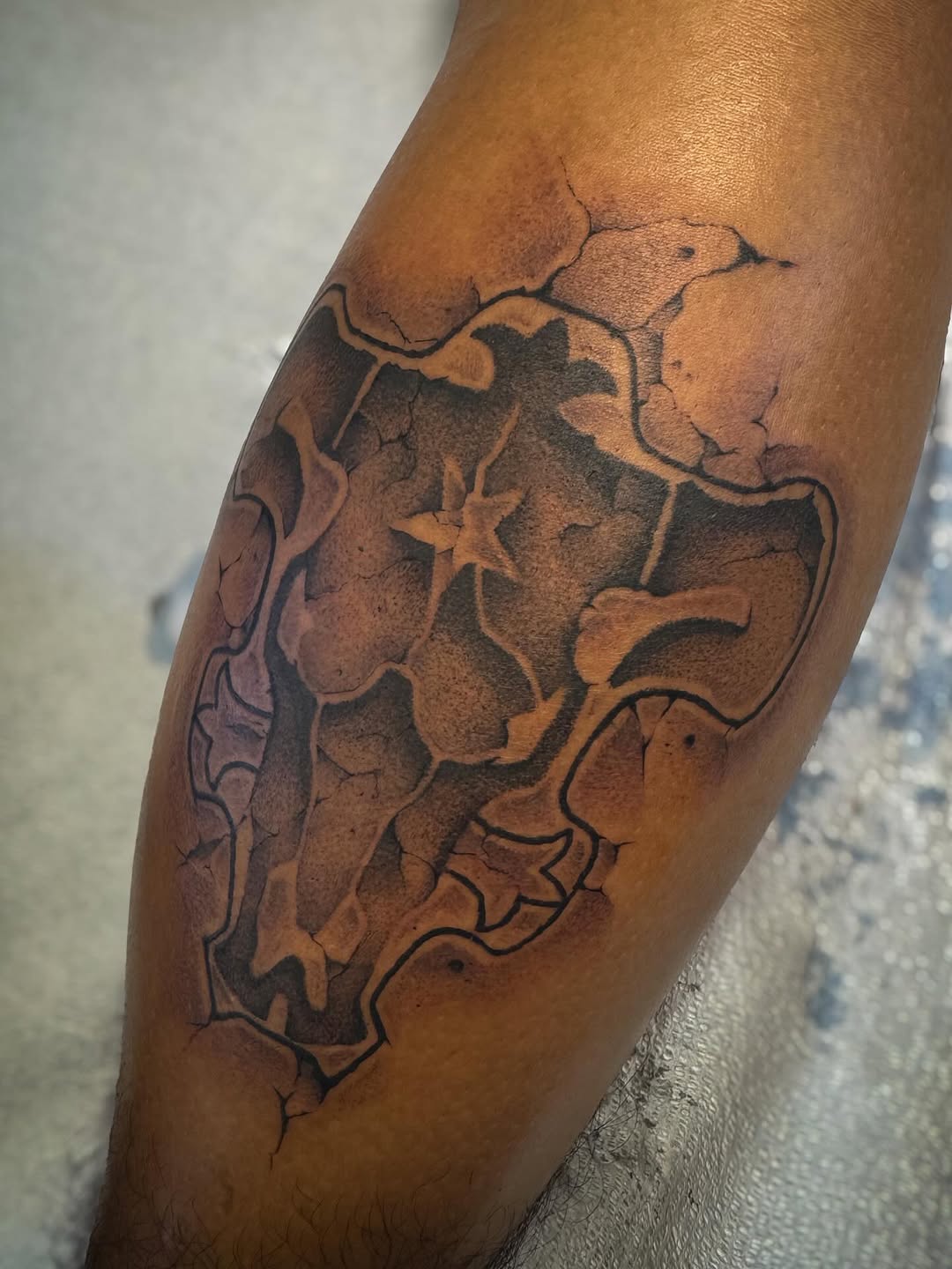 Tattoo by @bamboo_ink888 — black_and_grey, realism