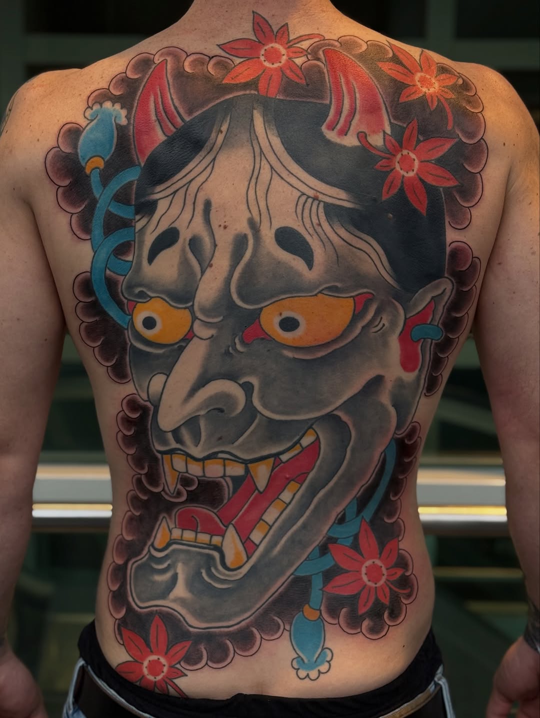 Tattoo by @beauxbrady — japanese_irezumi, black_and_grey