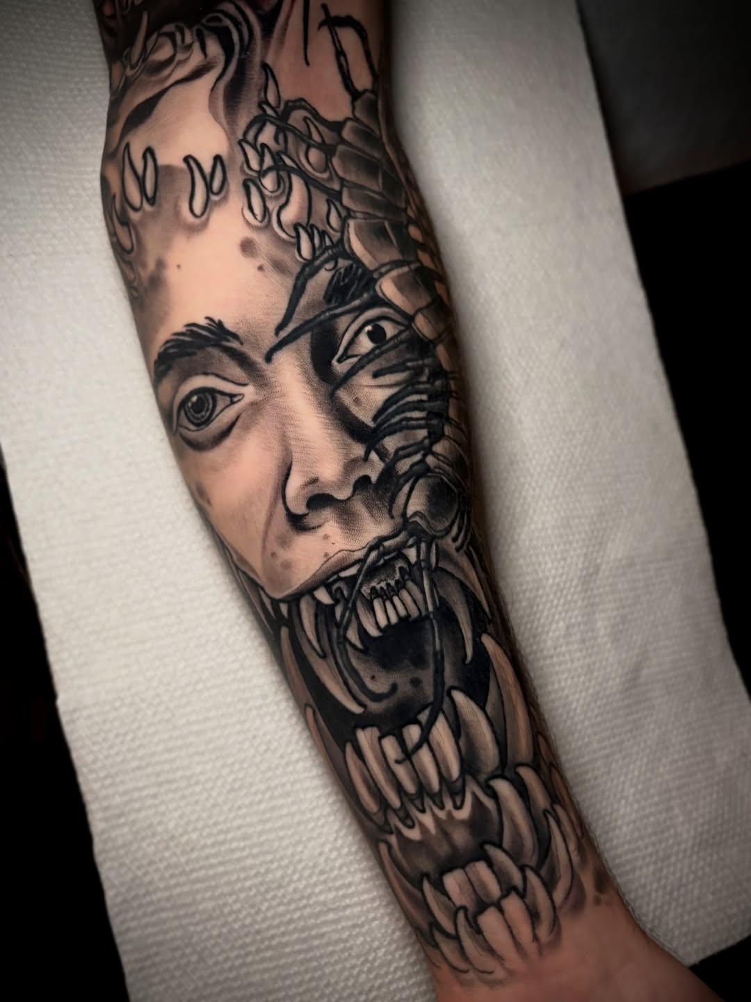 Tattoo by @jeffsaunderstattoo β realism, dark_realism