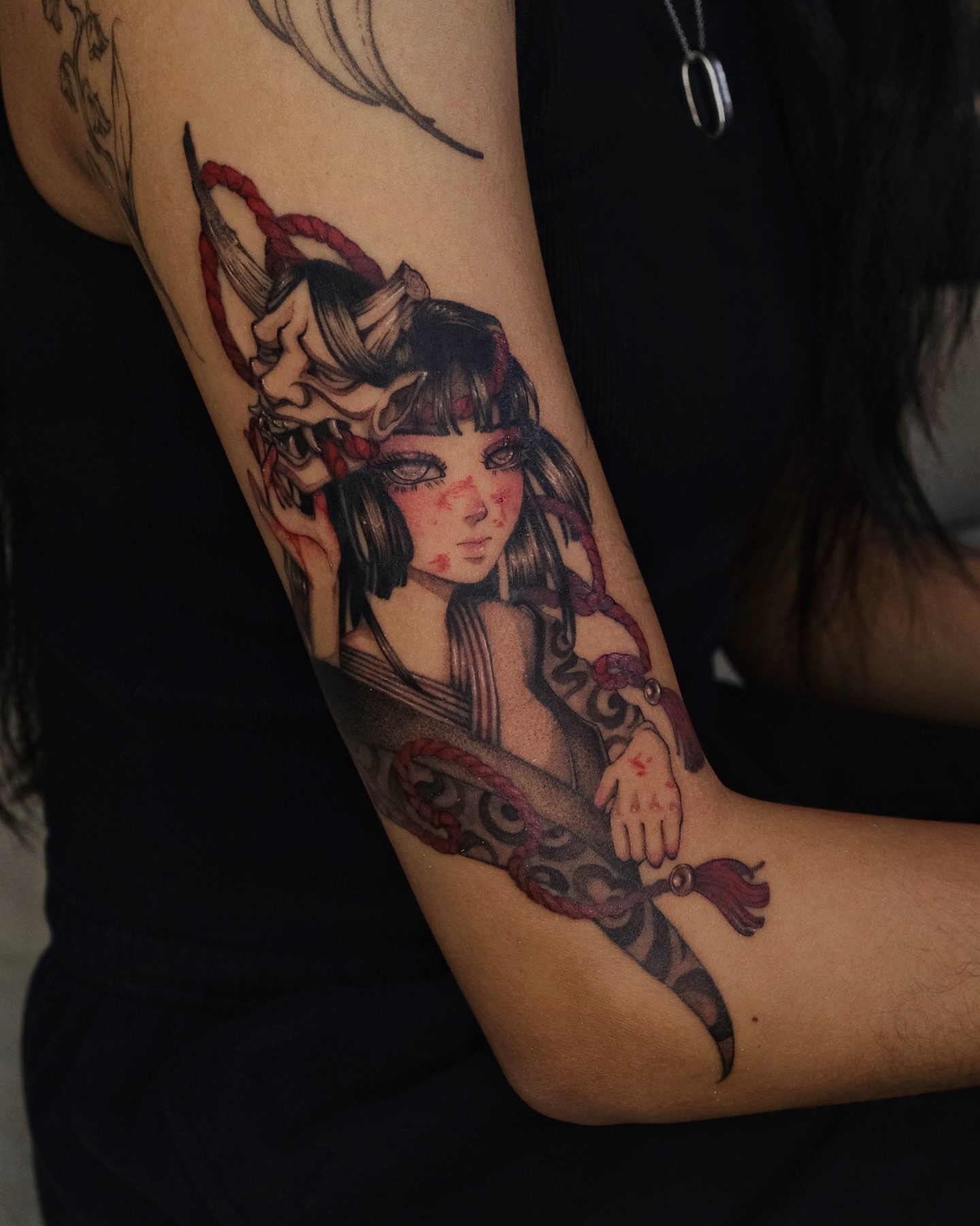 Tattoo by @misaxinks — anime