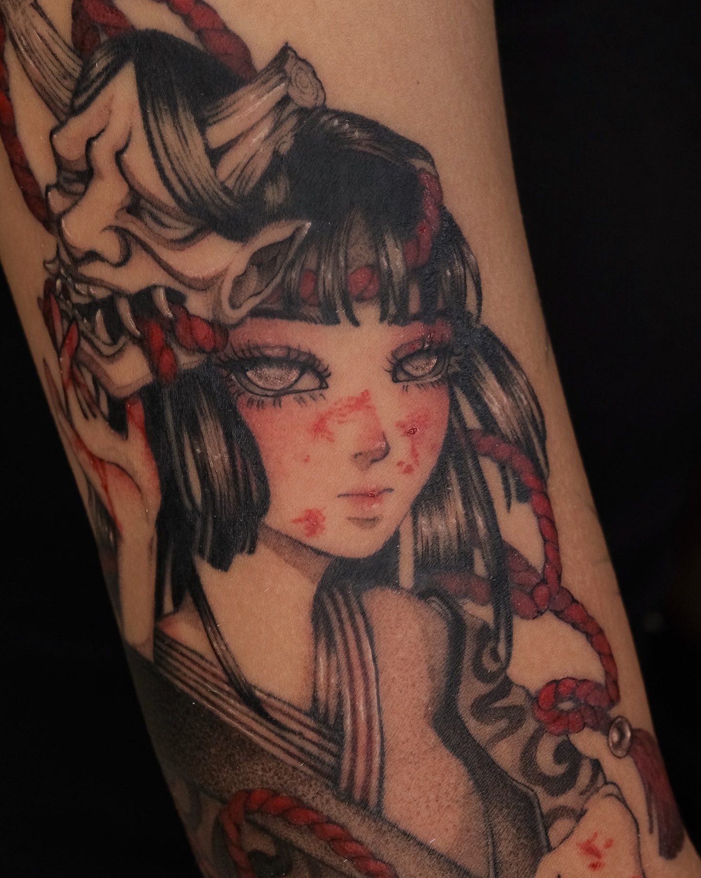 Tattoo by @misaxinks — japanese_irezumi, realism
