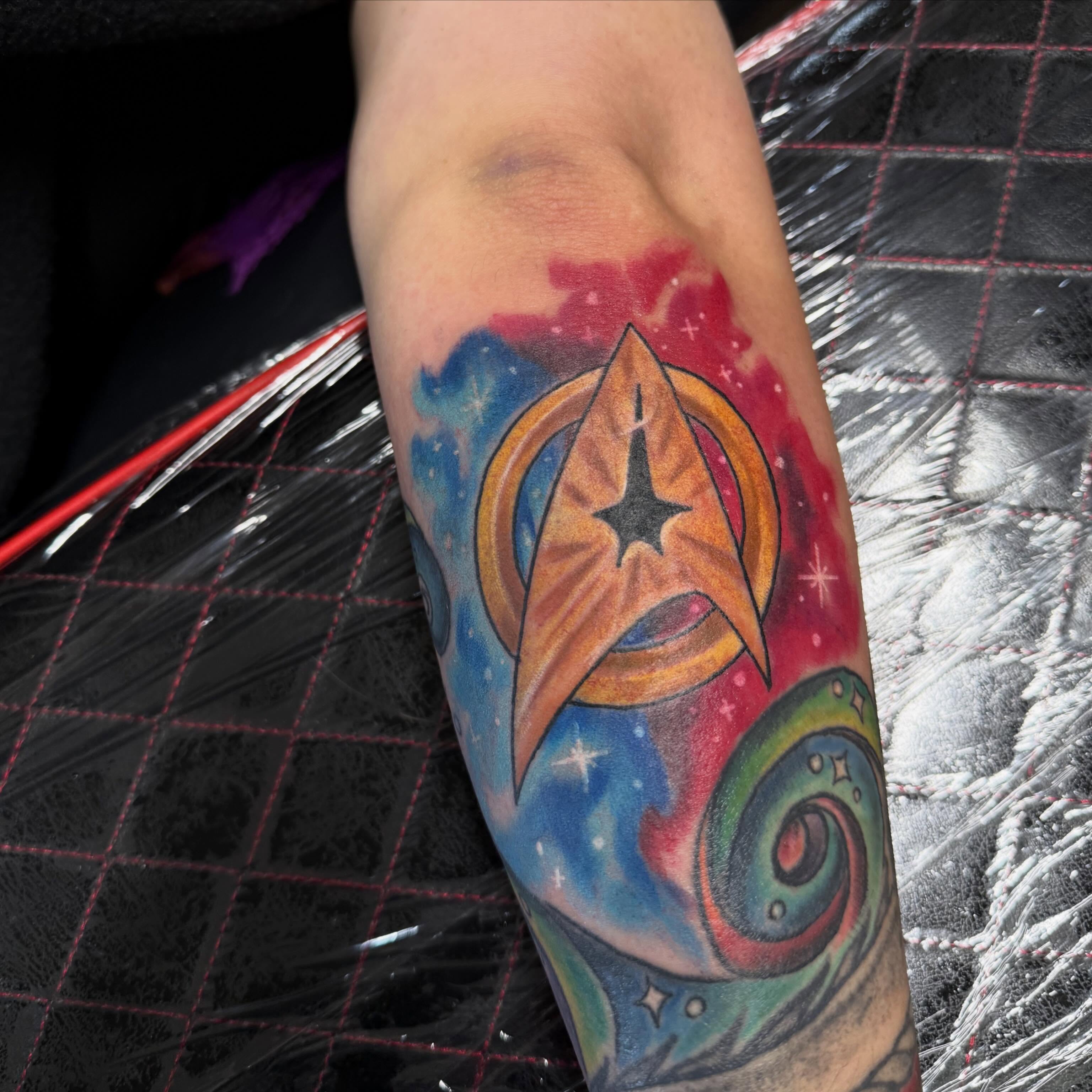 Tattoo by @tylerboltink — new_school, geometric