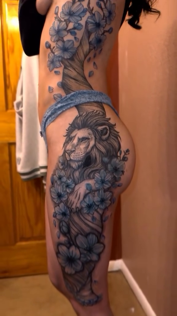 Tattoo by @gabsborderlinetats โ realism, black_and_grey