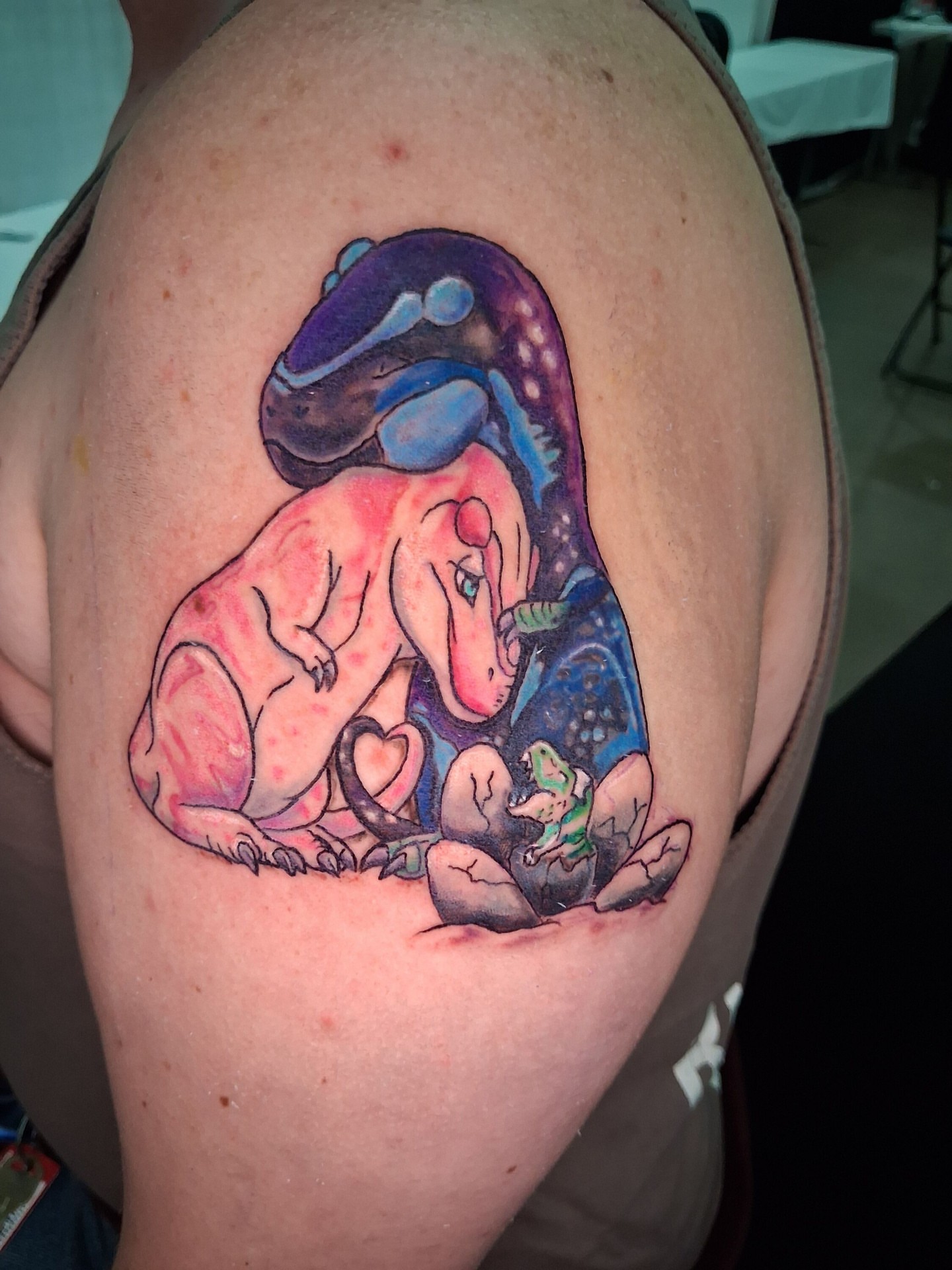 Tattoo by @my_style_mom — dotwork, realism
