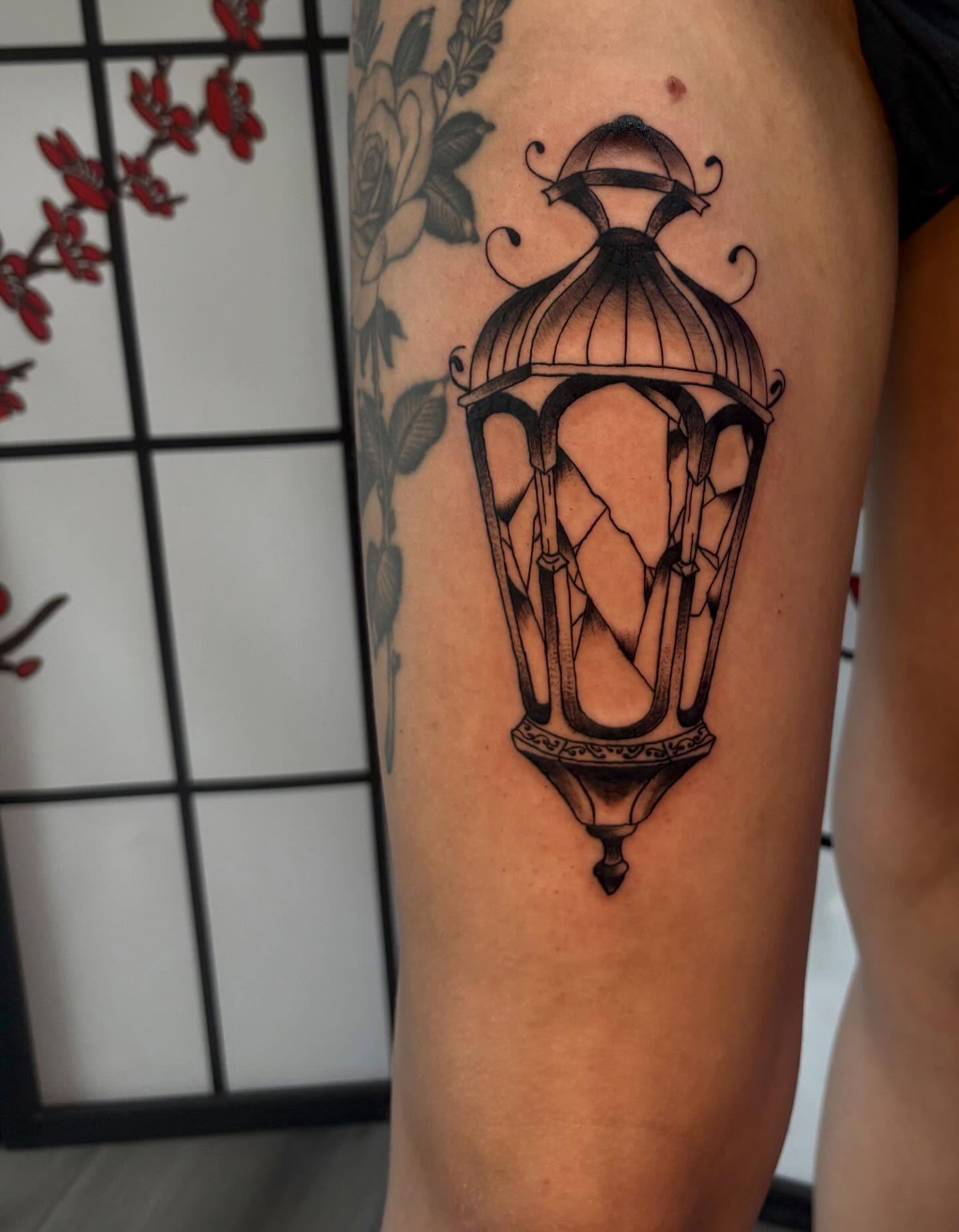 Tattoo by @morbid_studioss — black_and_grey