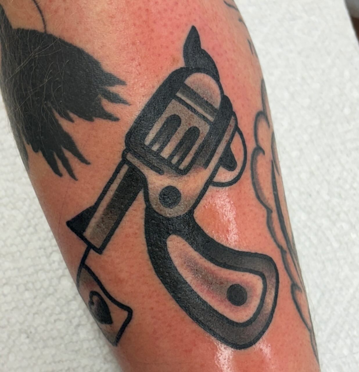 Tattoo by @adriangodoy84 — black_and_grey