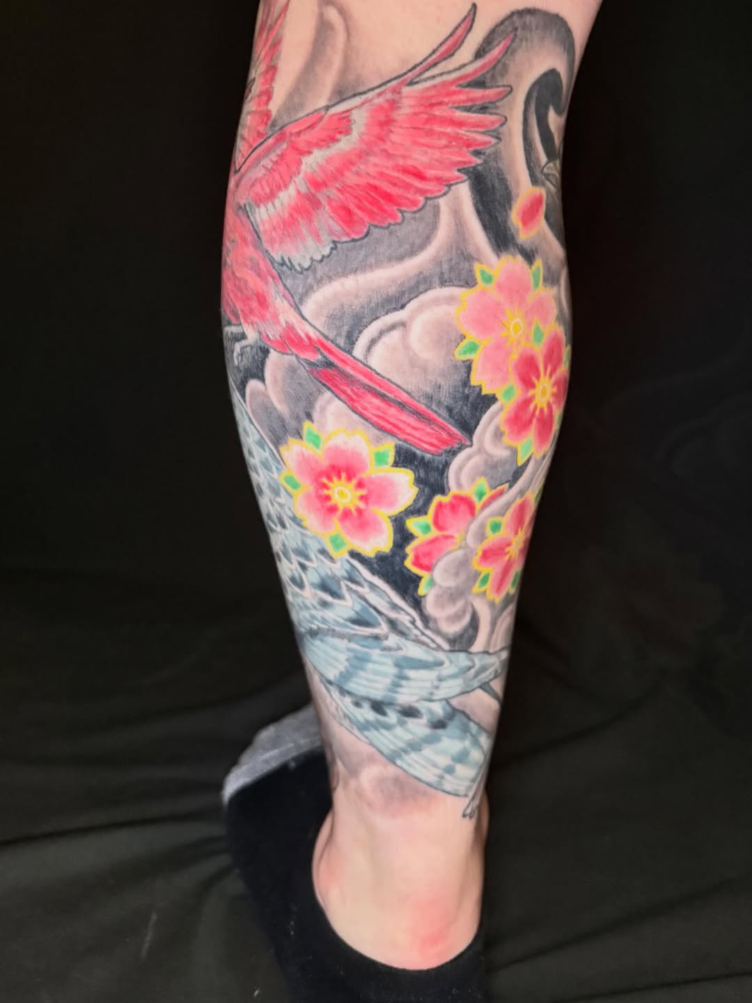 Tattoo by @patrickcornolo — japanese_irezumi, black_and_grey