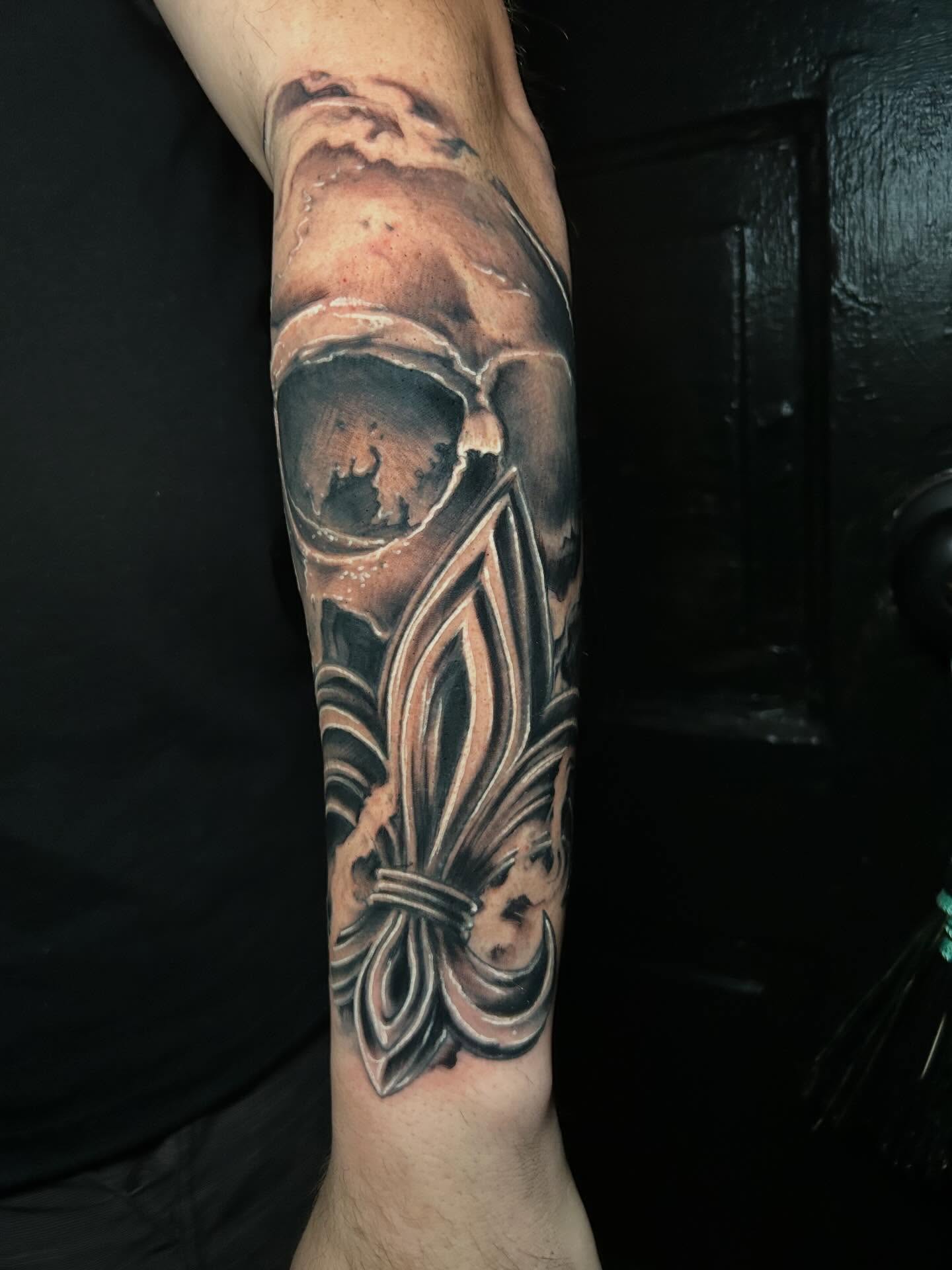 Tattoo by @jon_f_n_story — black_and_grey, realism