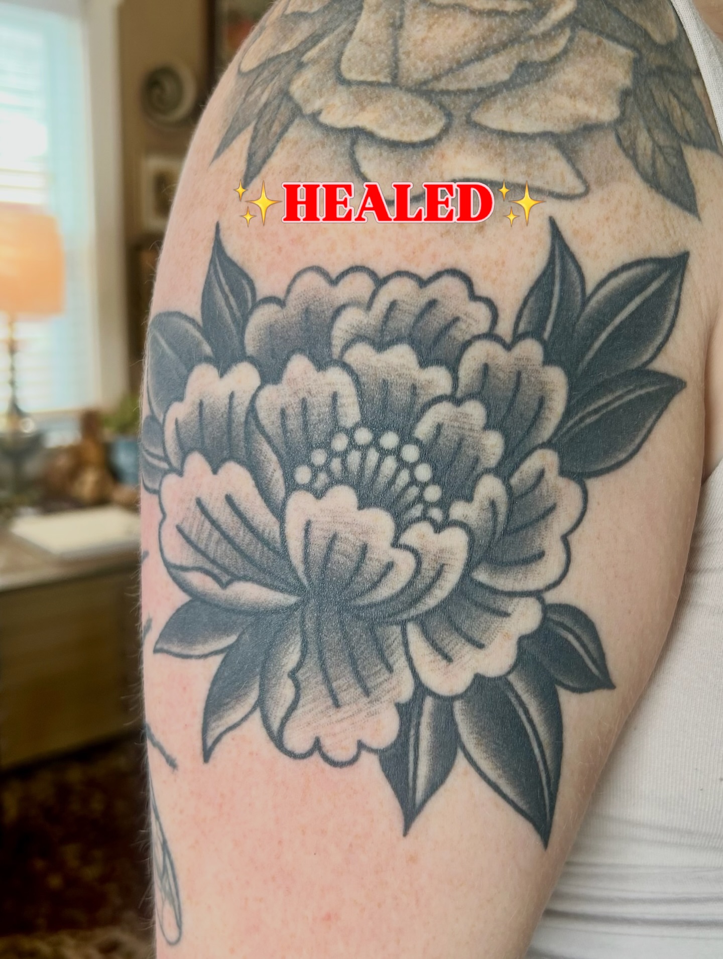 Tattoo by @hillarytattoos — black_and_grey