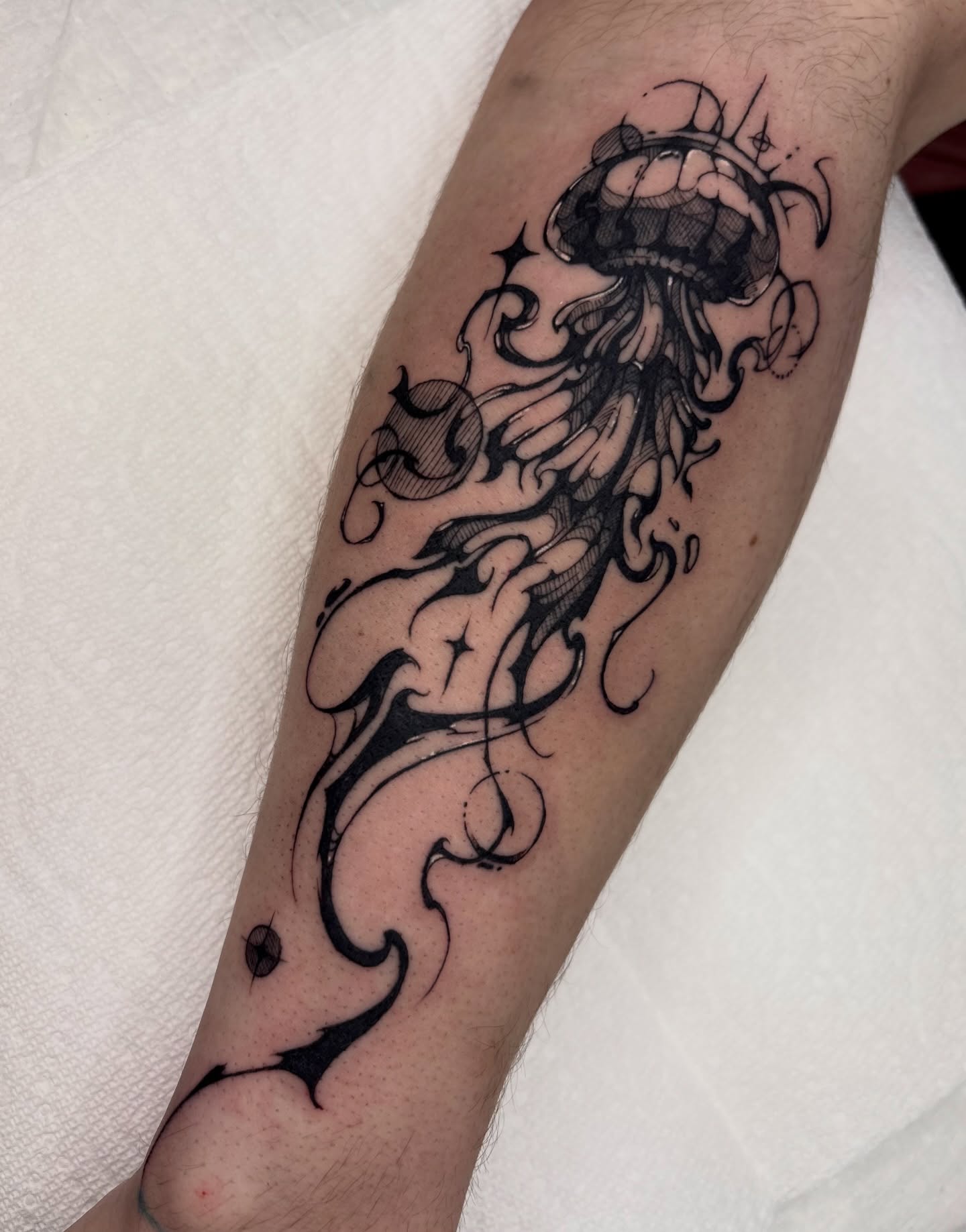 Tattoo by @codeblackink โ black_and_grey