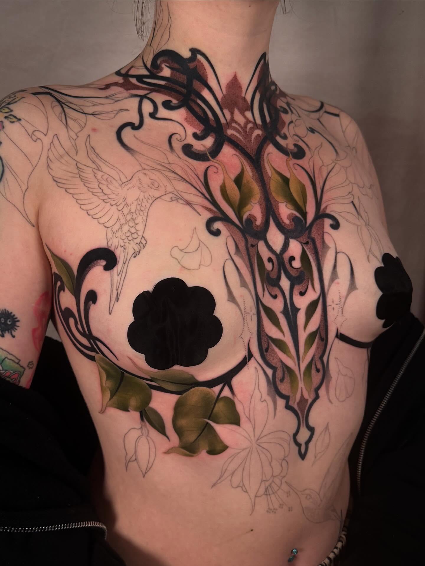 Tattoo by @iamnicholasblack — ornamental, black_and_grey