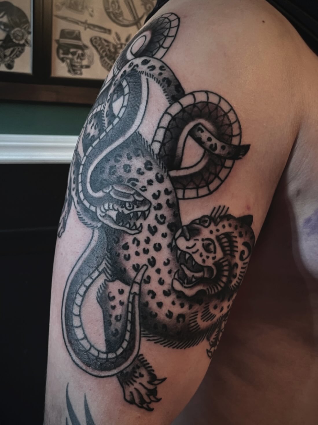 Tattoo by @audri_adorned — american_traditional, black_and_grey
