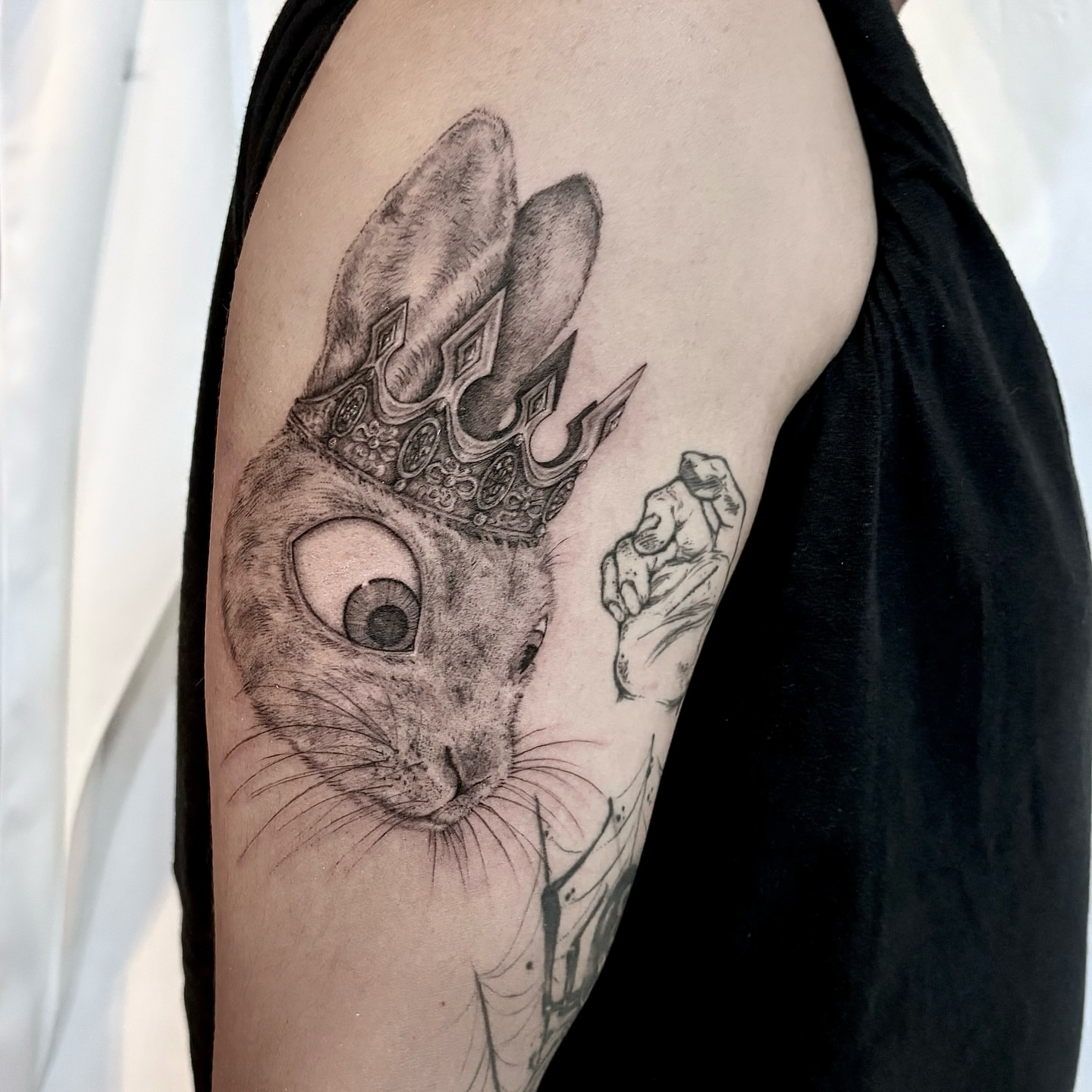 Tattoo by @tattoochili — realism, black_and_grey