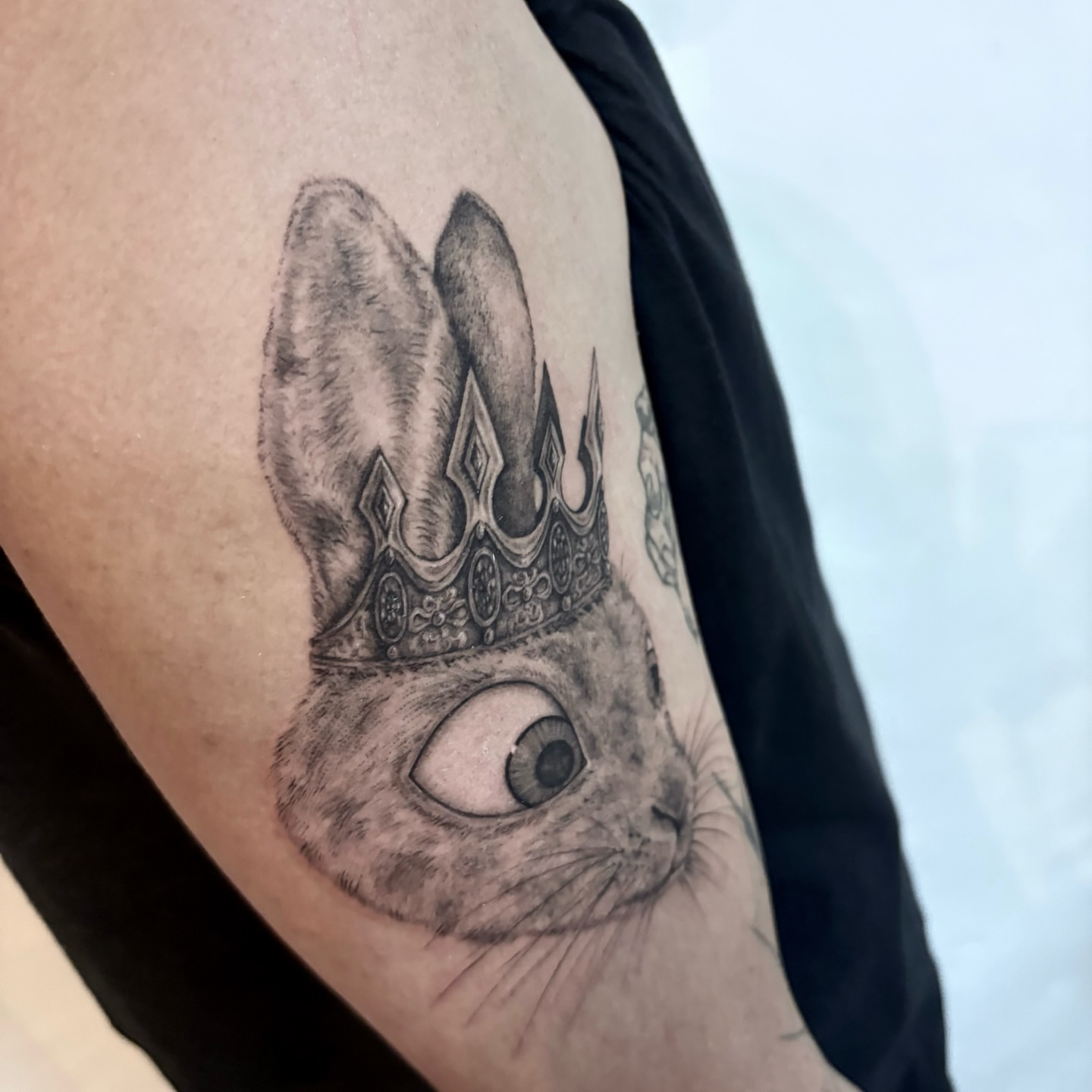 Tattoo by @tattoochili — black_and_grey, realism
