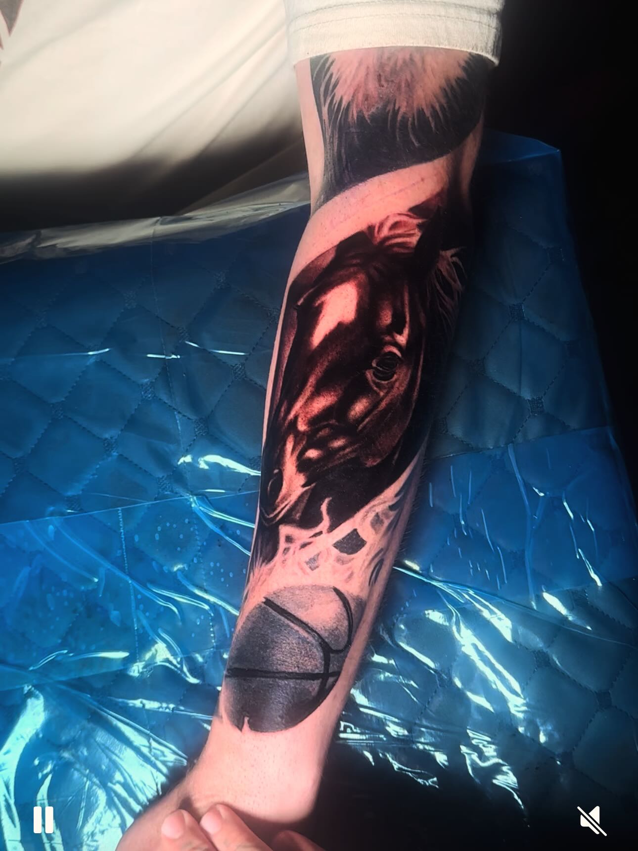 Tattoo by @daggerface_toon — realism, black_and_grey
