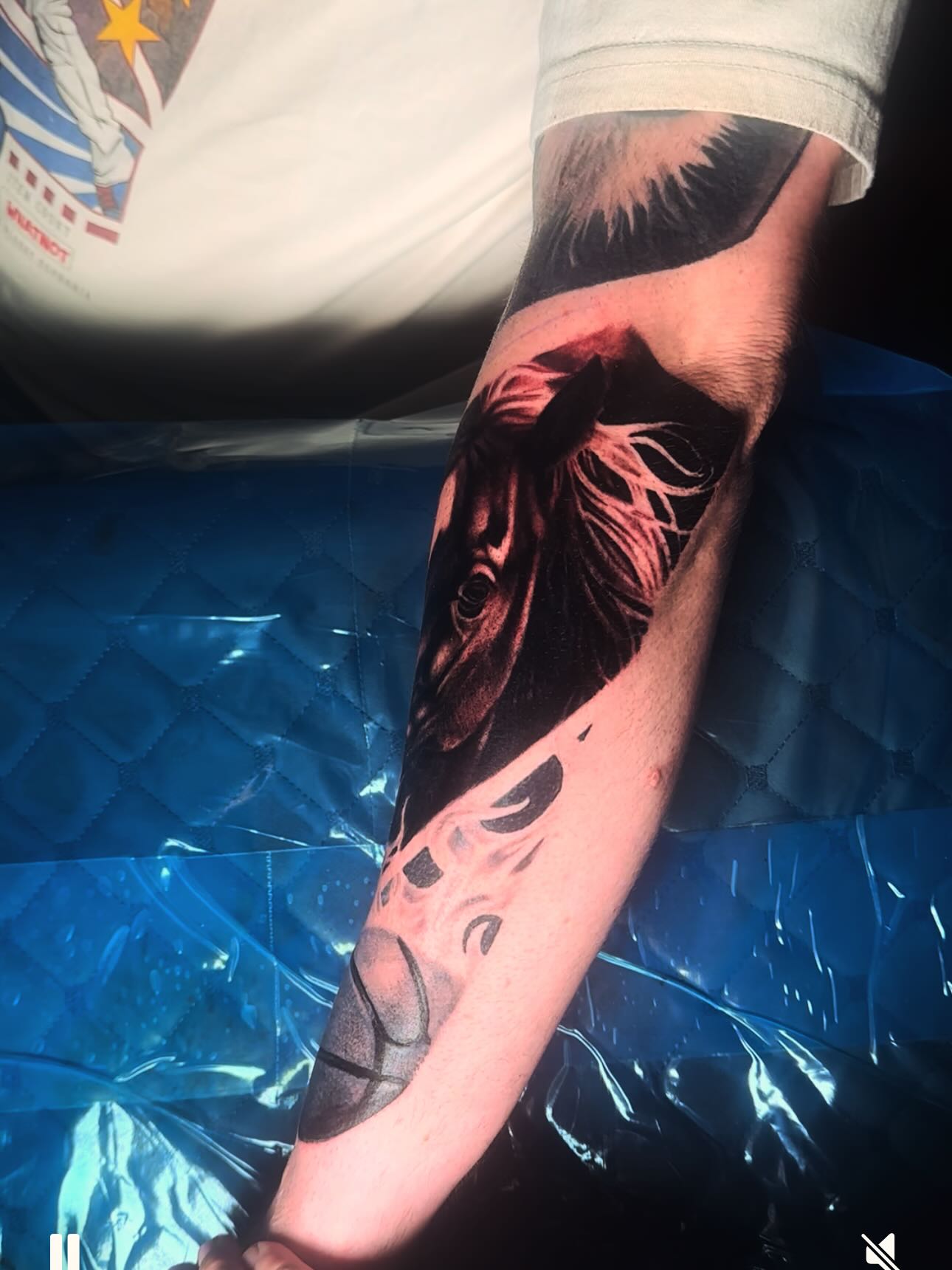 Tattoo by @daggerface_toon — realism, black_and_grey