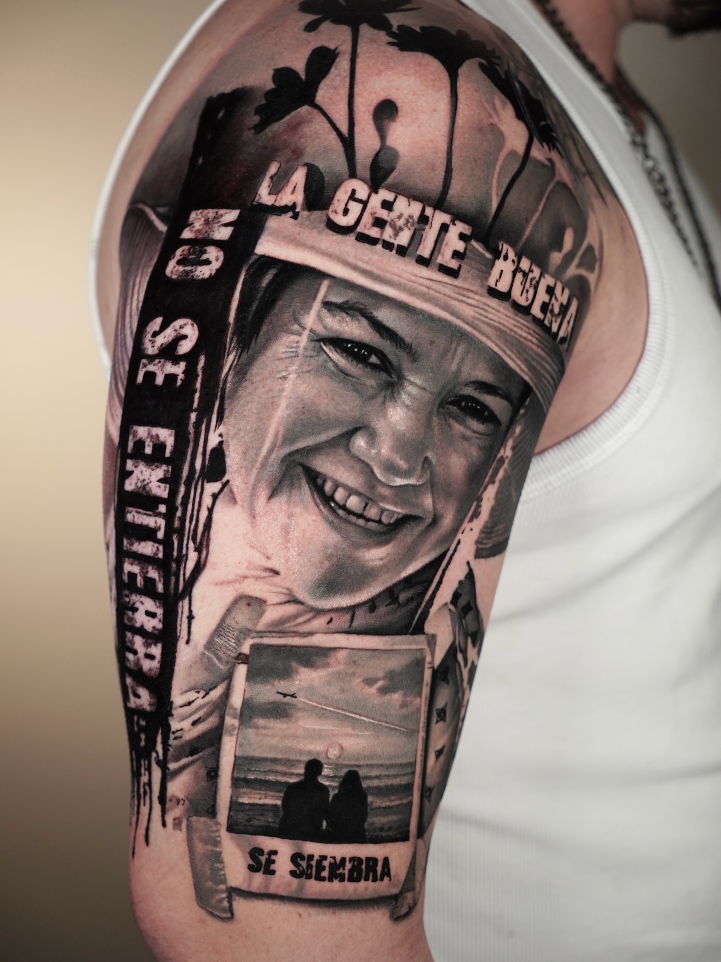 Tattoo by @yeinstattoos — realism, black_and_grey