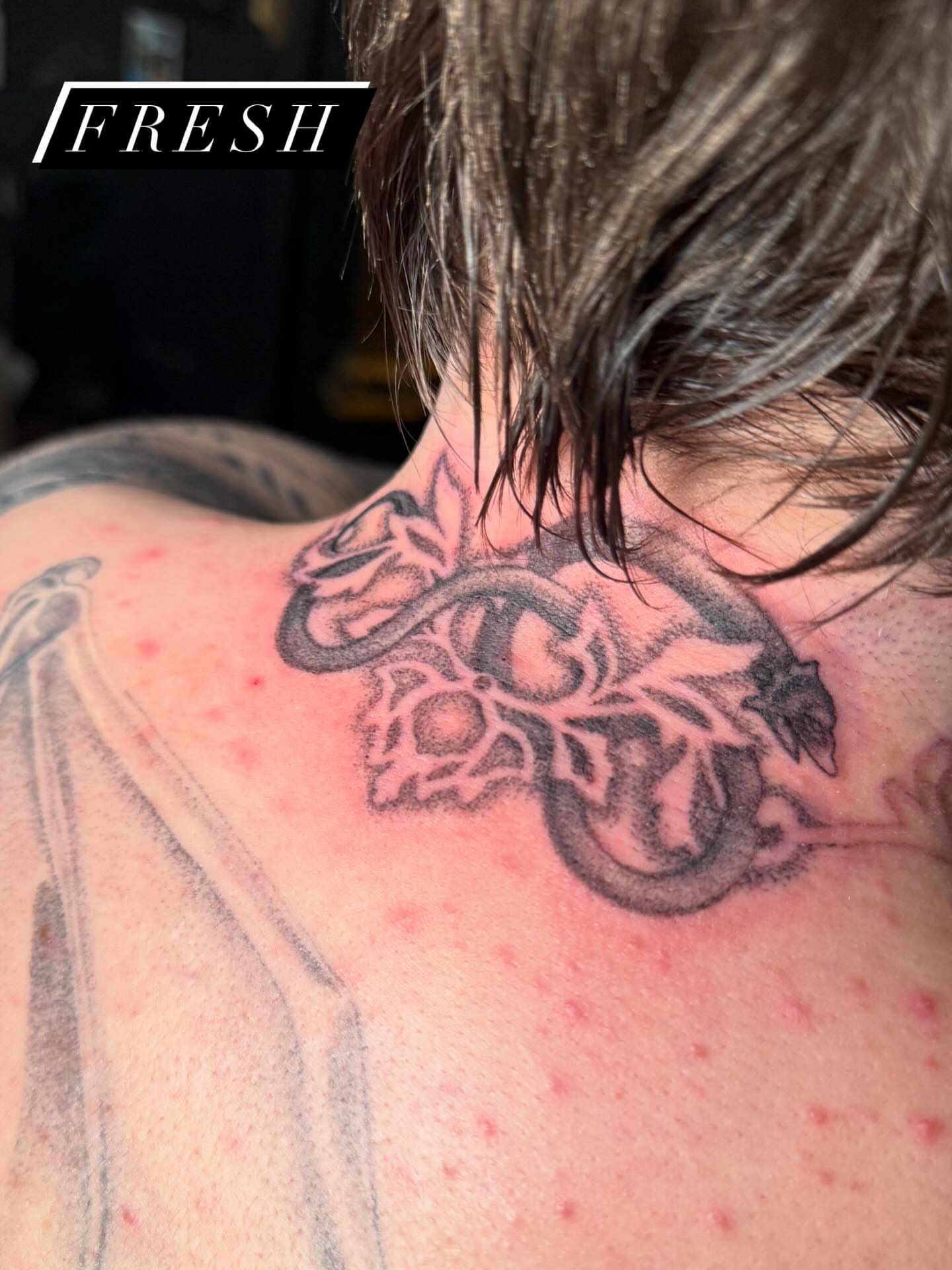 Tattoo by @back_alley_emily — black_and_grey