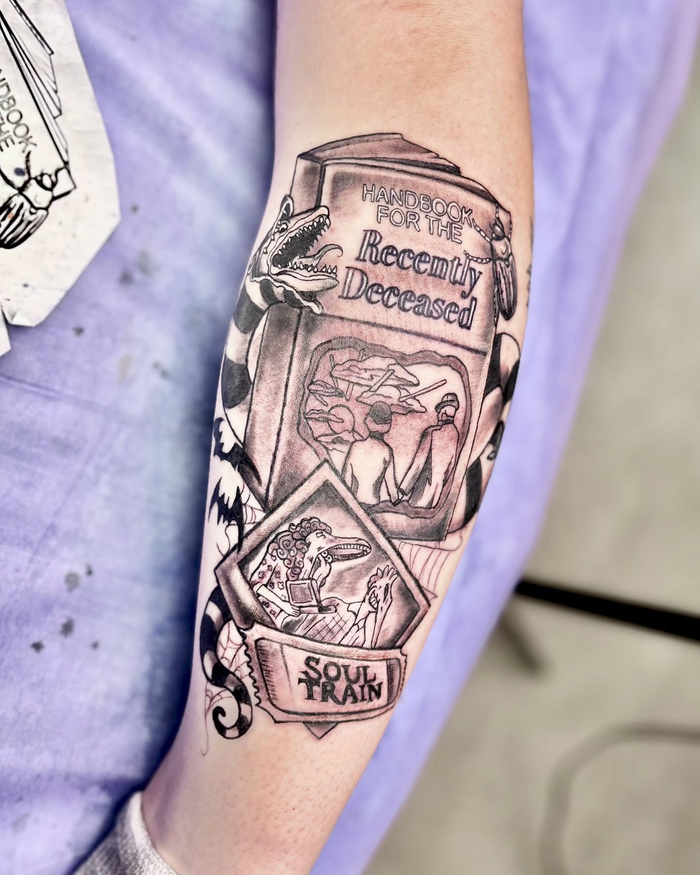 Tattoo by @ciarahofmeisterink — black_and_grey