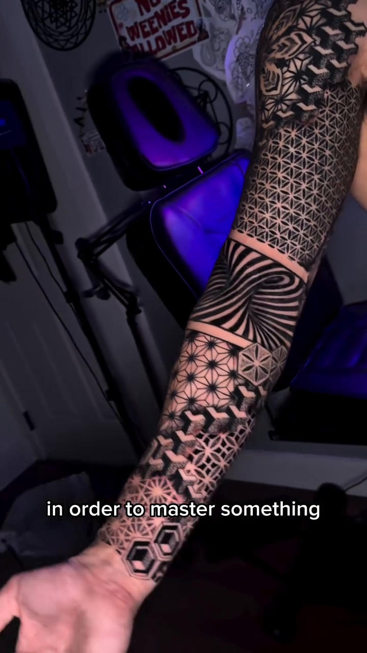 Tattoo by @pikashi_tattoos โ blackwork, geometric