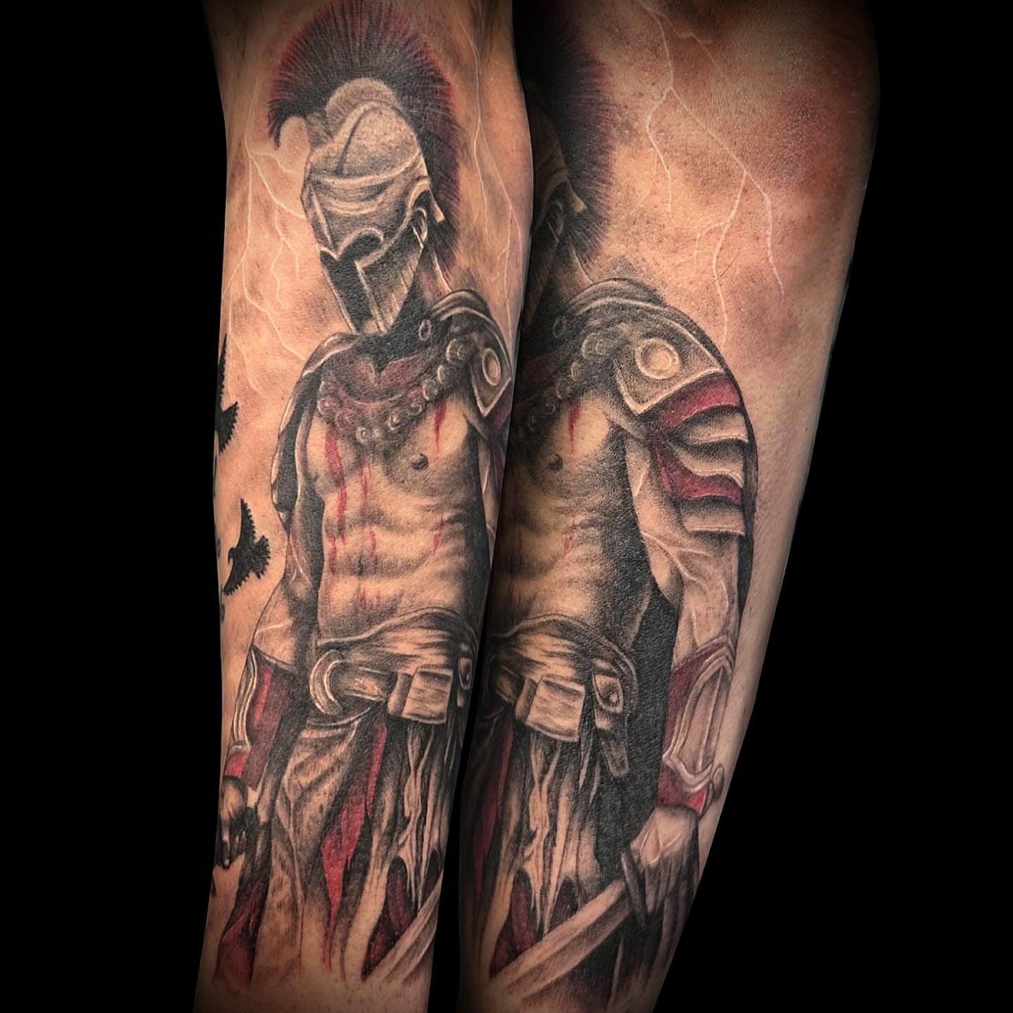 Warrior realism tattoo on the forearm by 🌜🔮✨Anya Casey✨🔮🌛