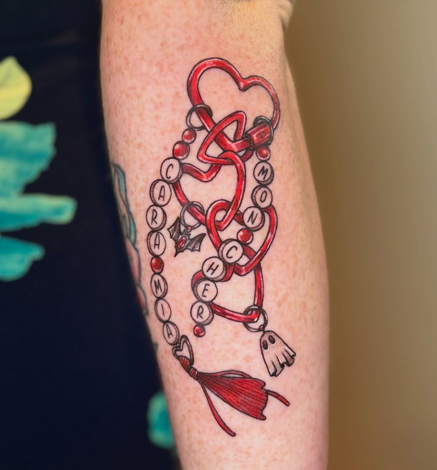 Tattoo by @draventoewstattoo — geometric, lettering_script
