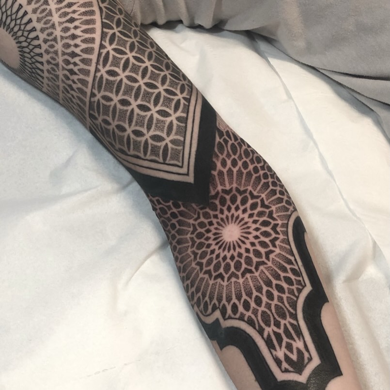 Tattoo by @setharcane — geometric