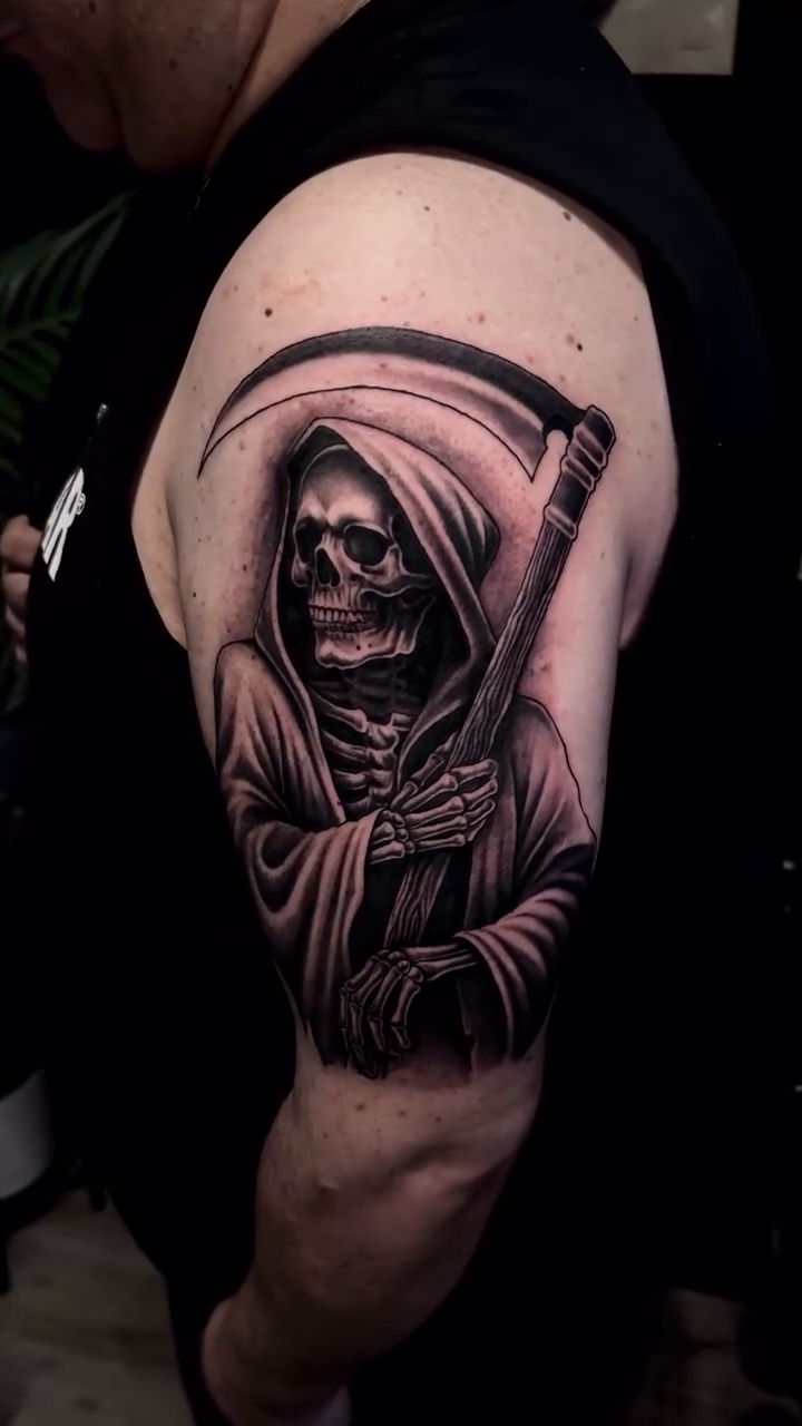Tattoo by @inkedbychristian — realism, dark_realism