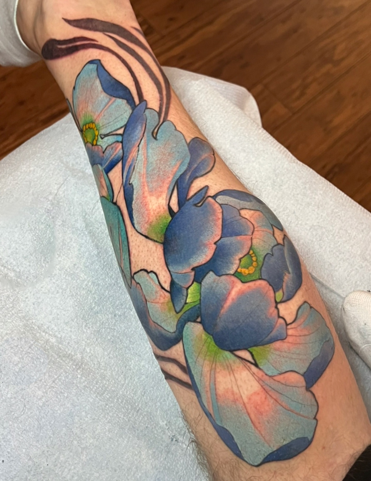 Tattoo by @authentictattoo — watercolor