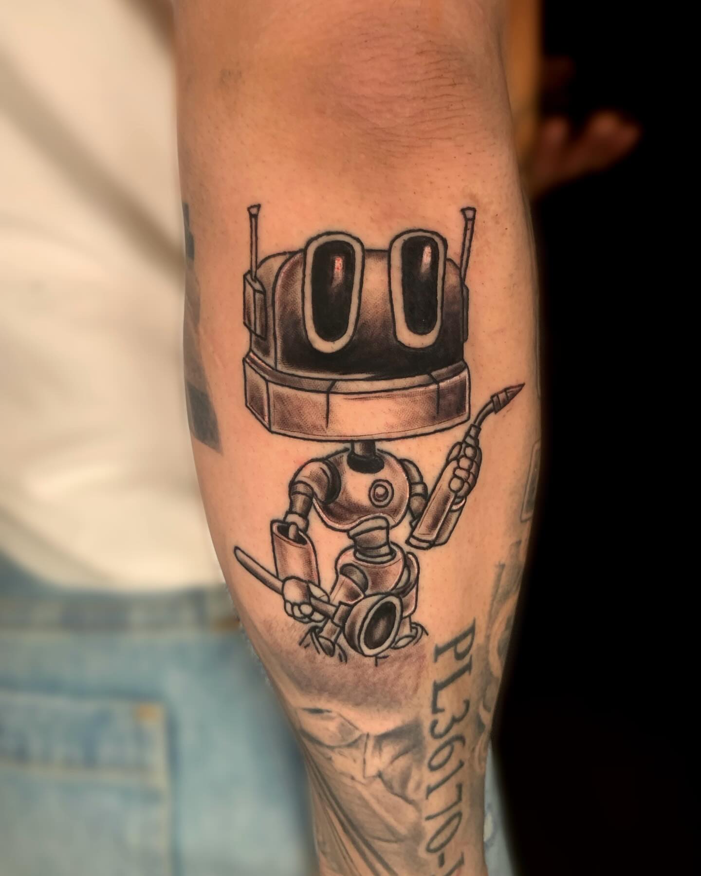 Tattoo by @dje.inks — black_and_grey