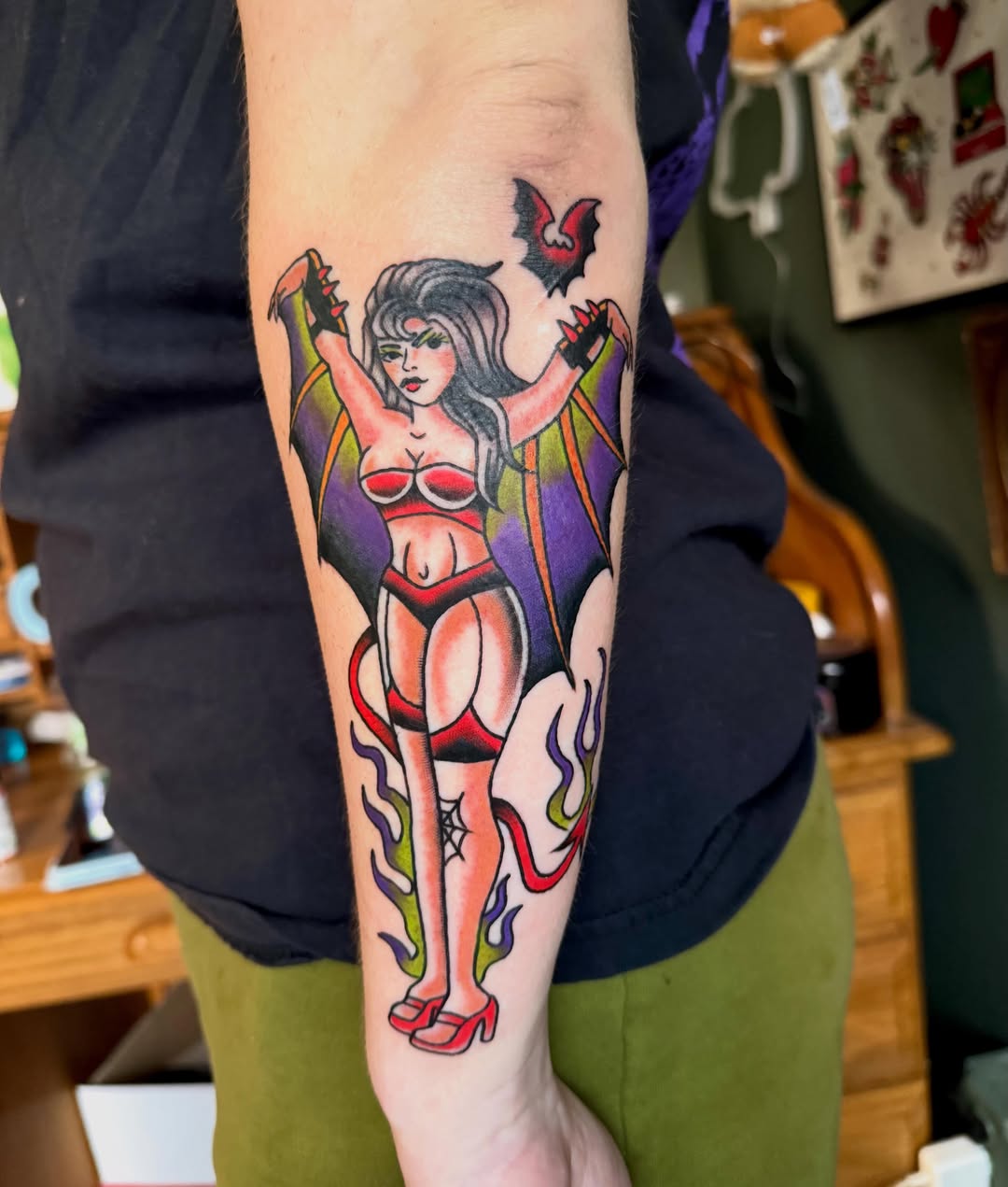 Tattoo by @megz_tattz — new_school