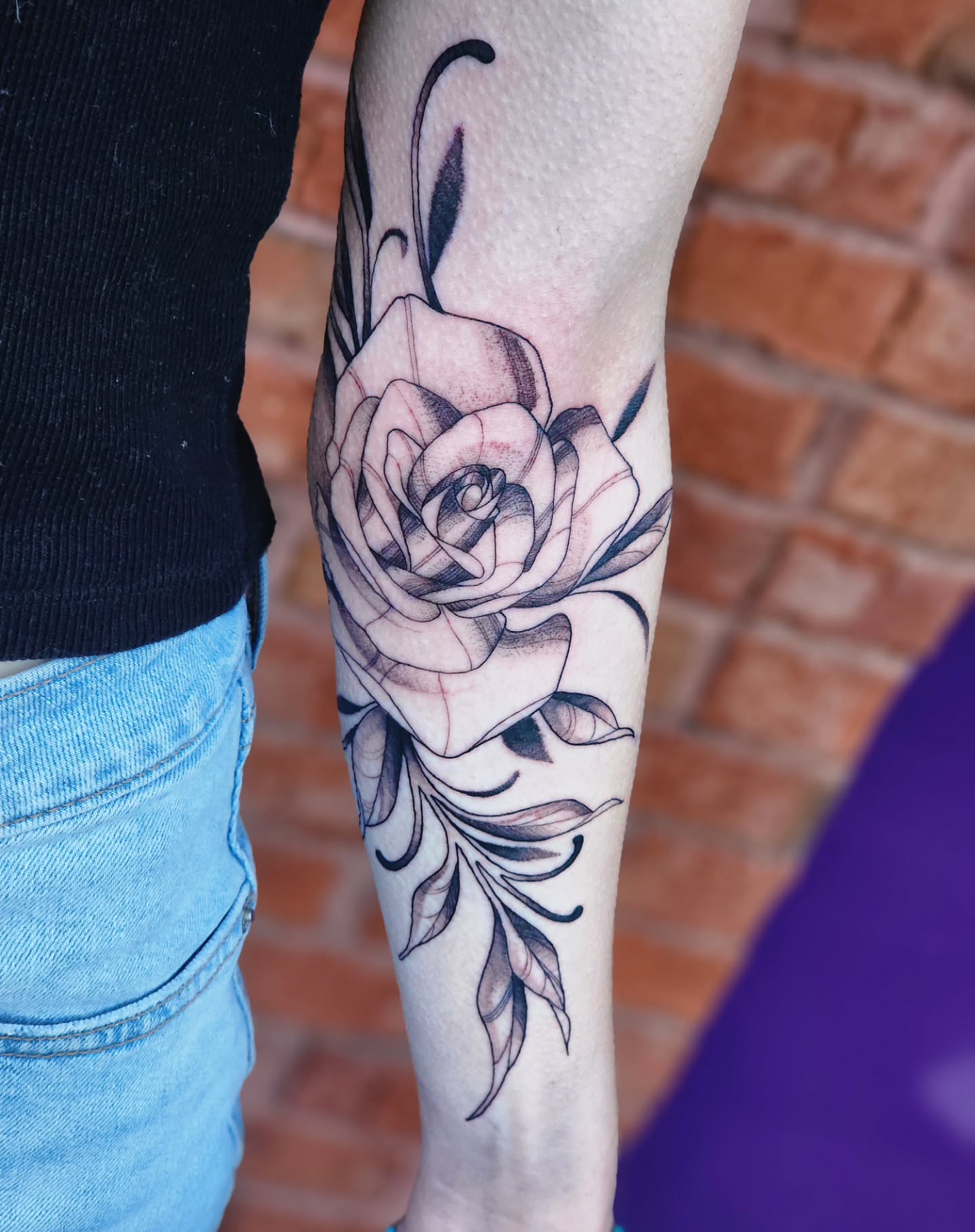 Tattoo by @mimmsytattoo — black_and_grey