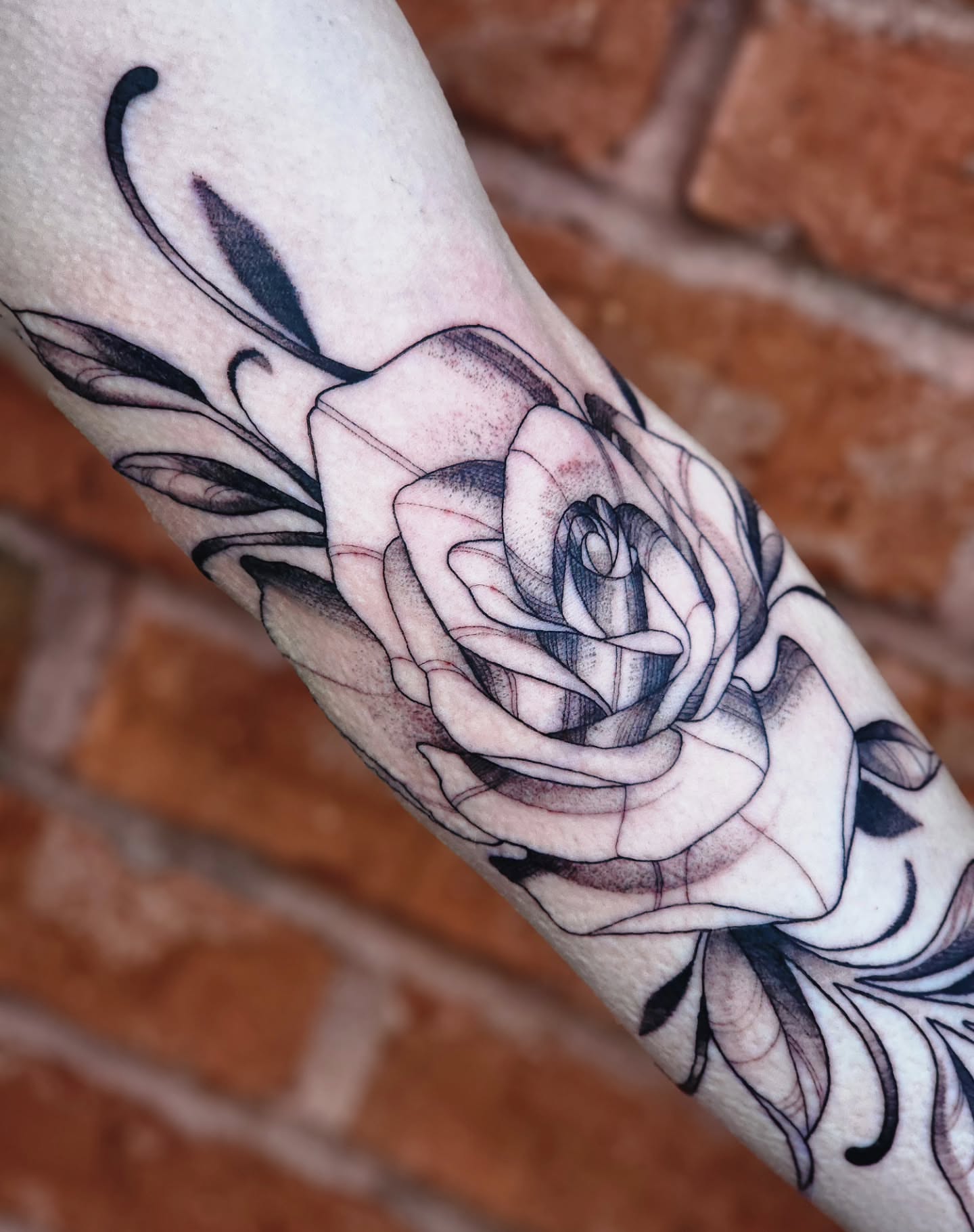 Tattoo by @mimmsytattoo — black_and_grey