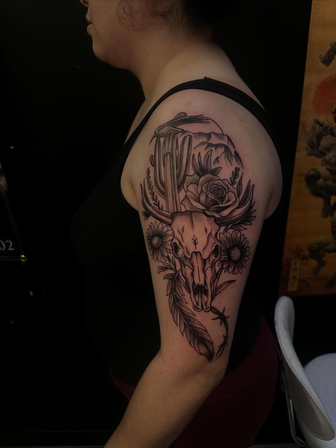 Tattoo by @tattoosbyaj88 — black_and_grey, realism