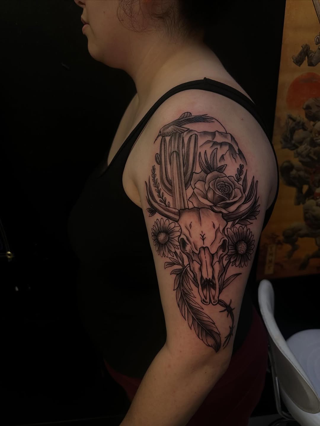 Tattoo by @tattoosbyaj88 — black_and_grey, realism
